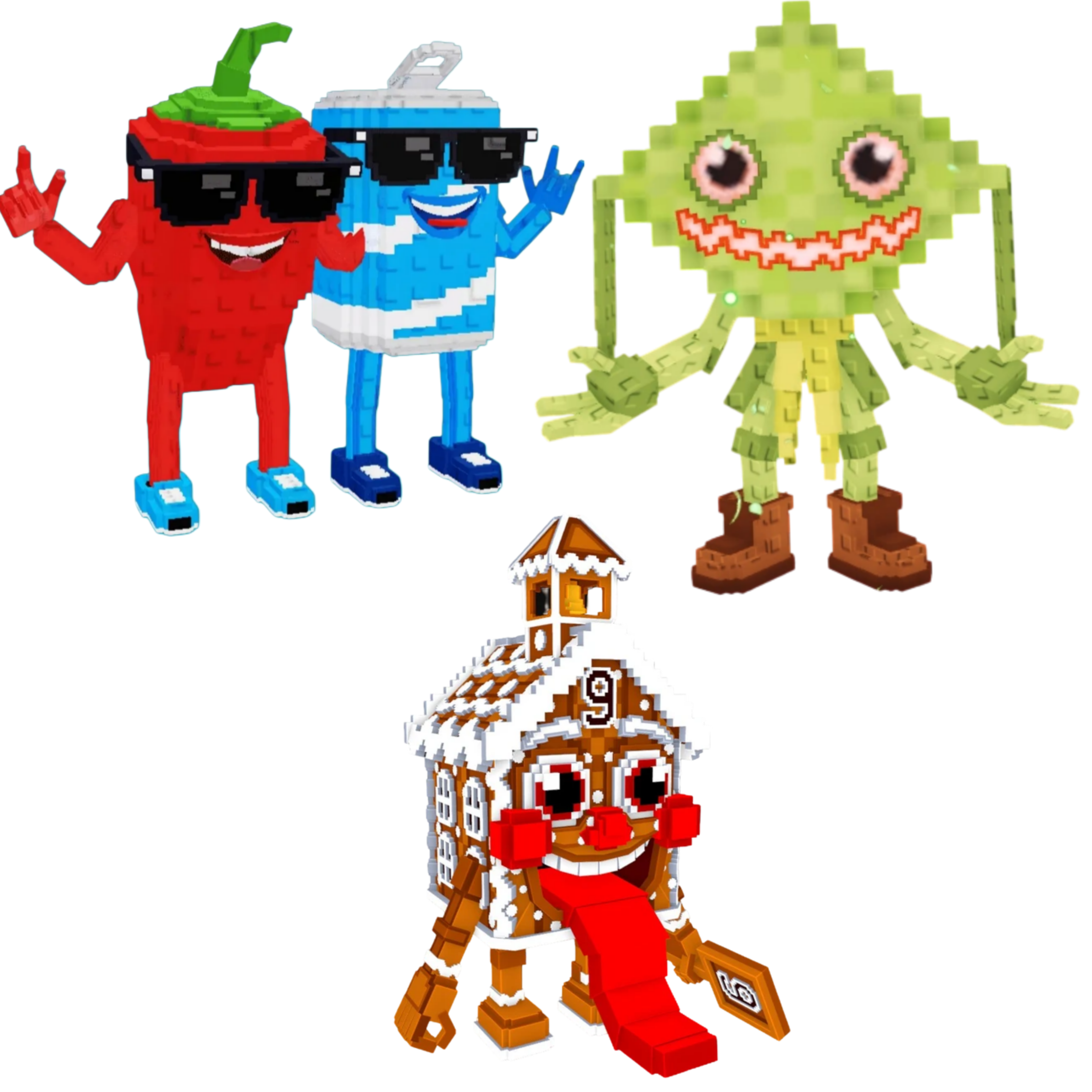 [BUNDLE] - 🐿️ 1x Swaggy Bros 🐿️ 1x Ketupat Kepat 🐿️ 1x La Ginger Sekolah