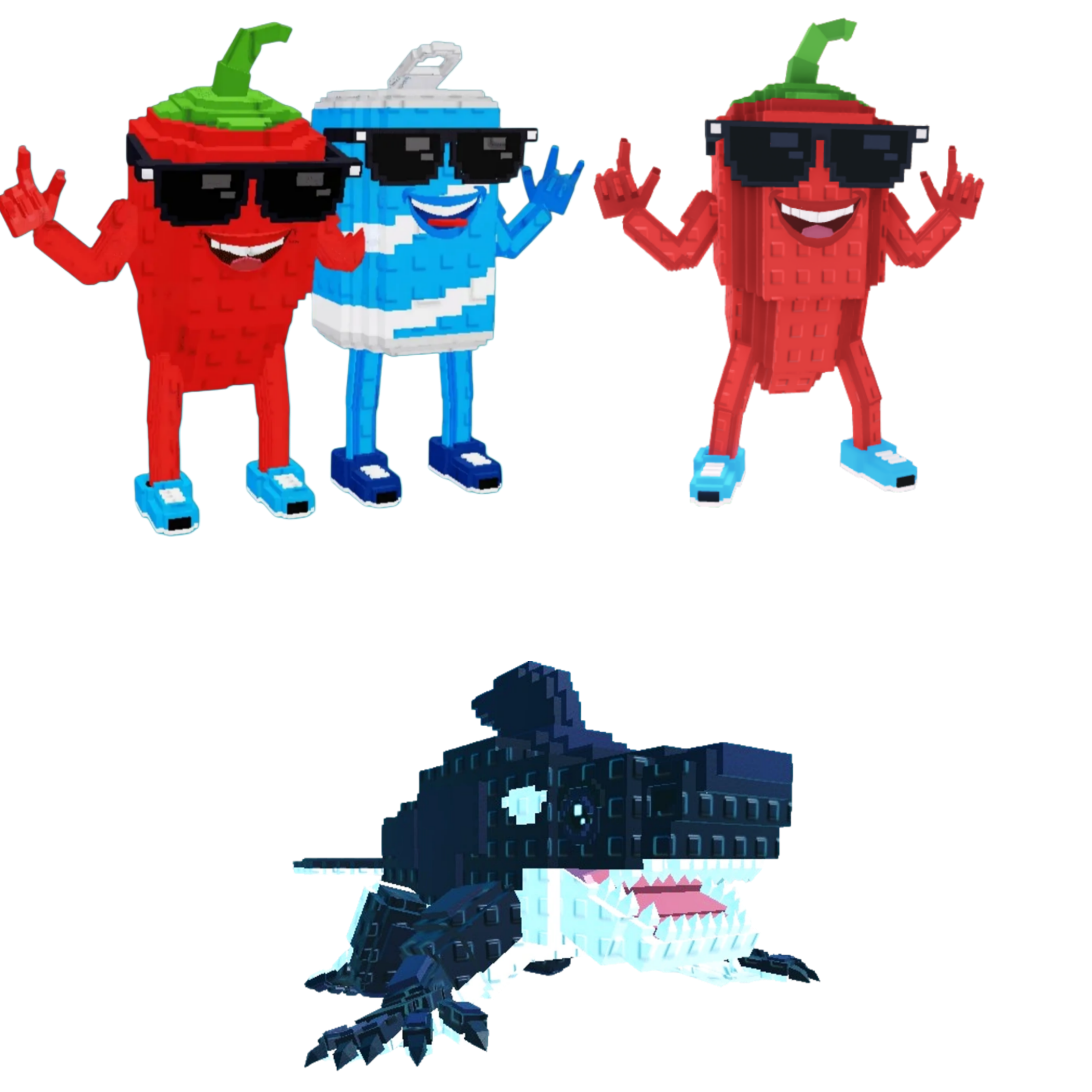 [BUNDLE] - 🐻 1x Swaggy Bros 🐻 1x Chillin Chili 🐻 1x Orcaledon