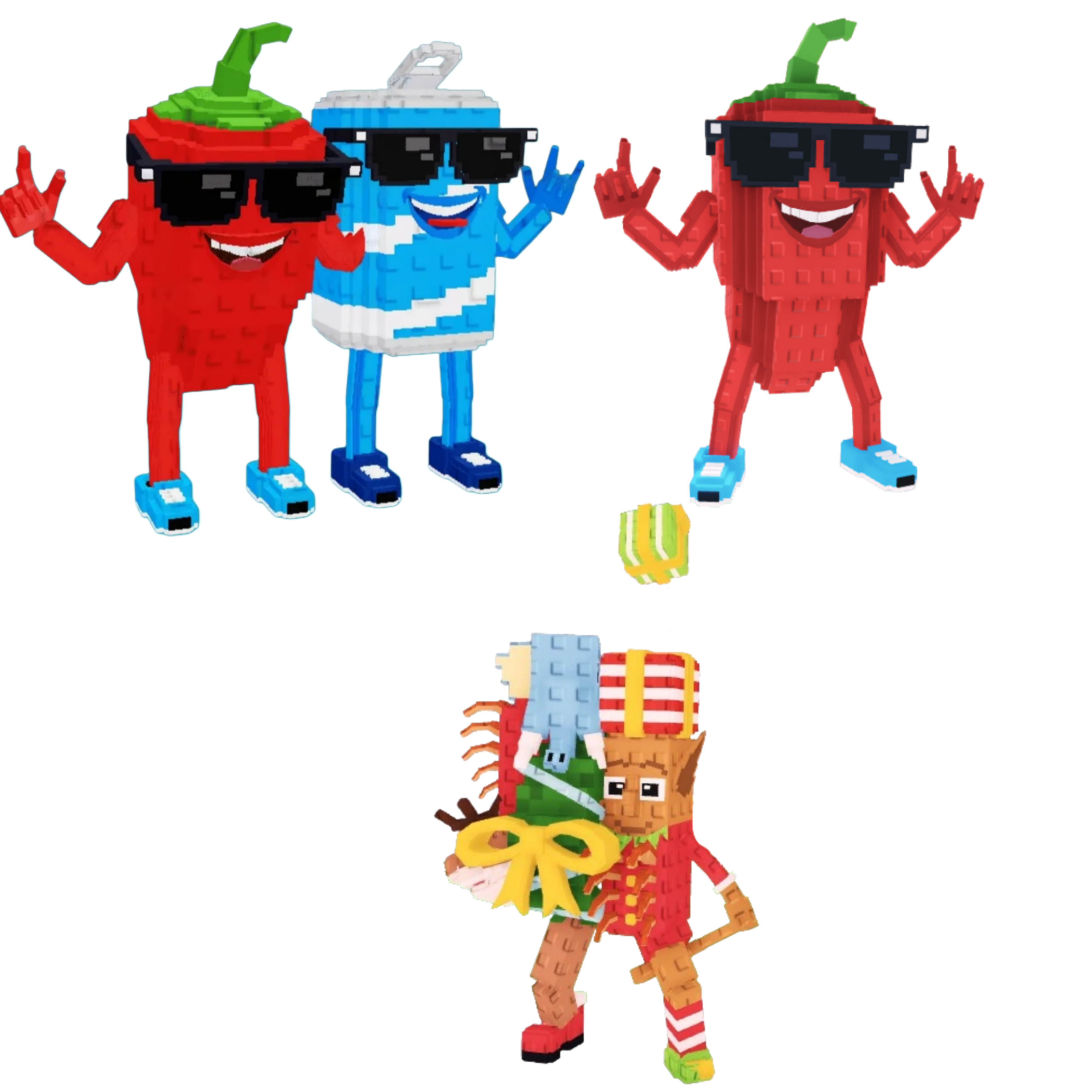 [BUNDLE] - 🦥 1x Swaggy Bros 🦥 1x Chillin Chili 🦥 1x La Jolly Grande