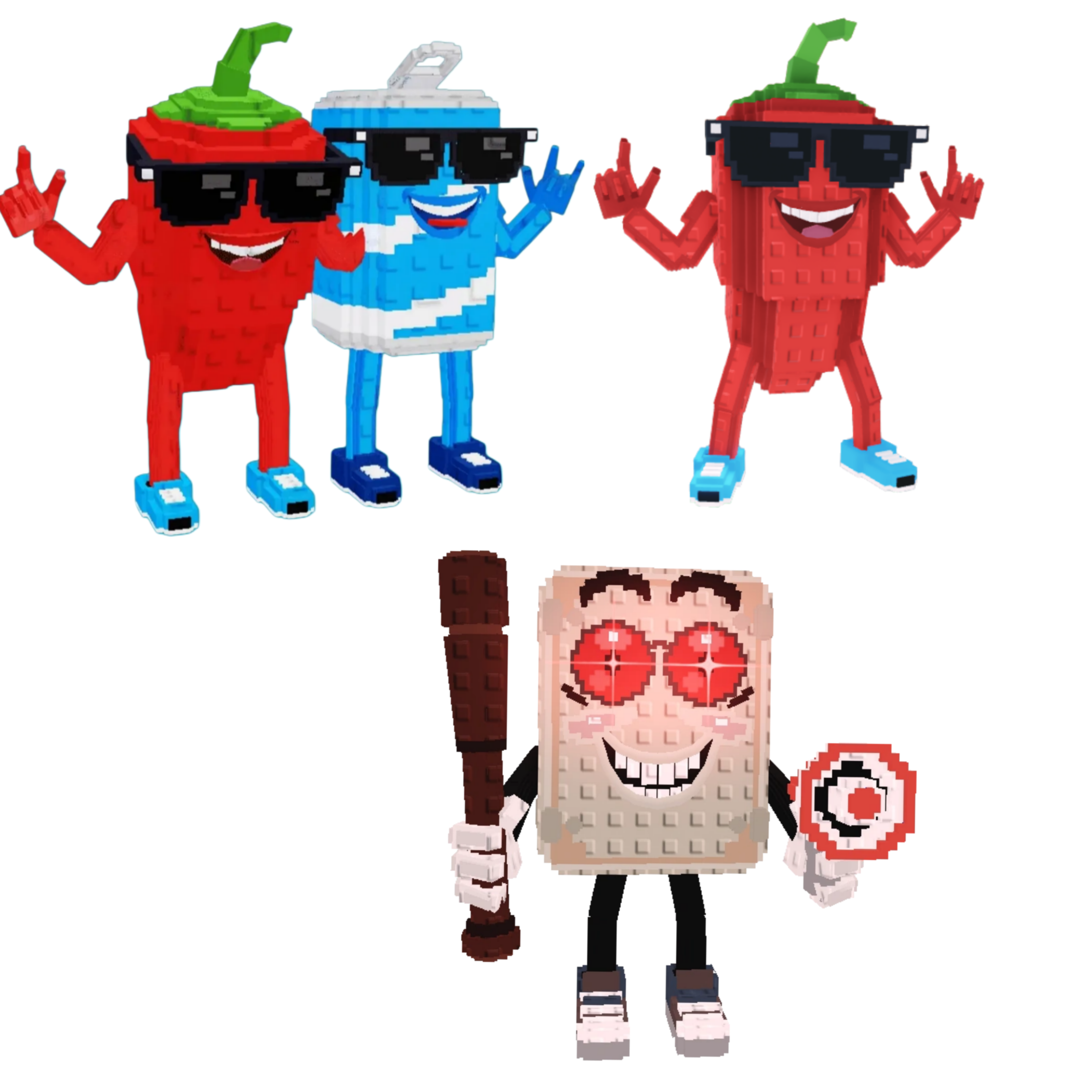 [BUNDLE] - 🦨 1x Swaggy Bros 🦨 1x Chillin Chili 🦨 1x Tang Tang Keletang