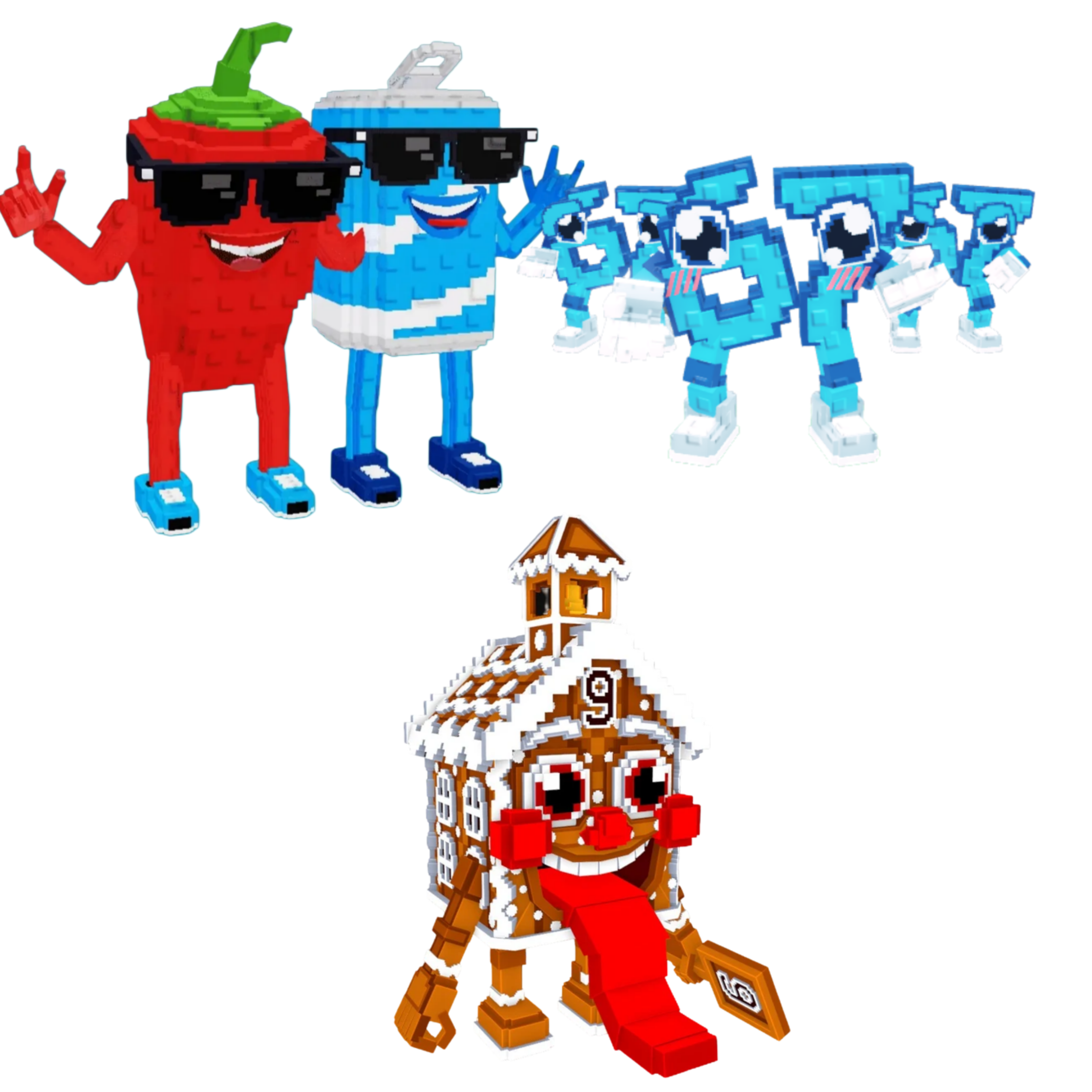 [BUNDLE] - 🦡 1x Swaggy Bros 🦡 1x La Ginger Sekolah 🦡 1x Los 67 (Six Seven)