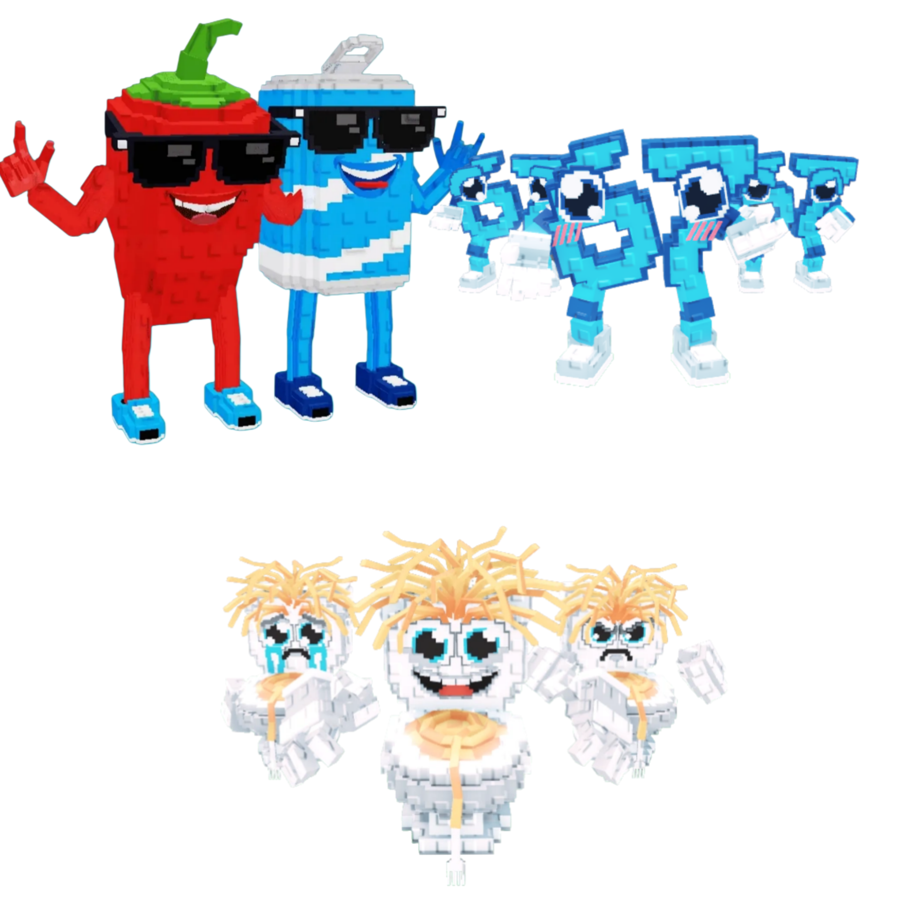 [BUNDLE] - 🐣 1x Swaggy Bros 🐣 1x Los Spaghettis 🐣 1x Los 67 (Six Seven)