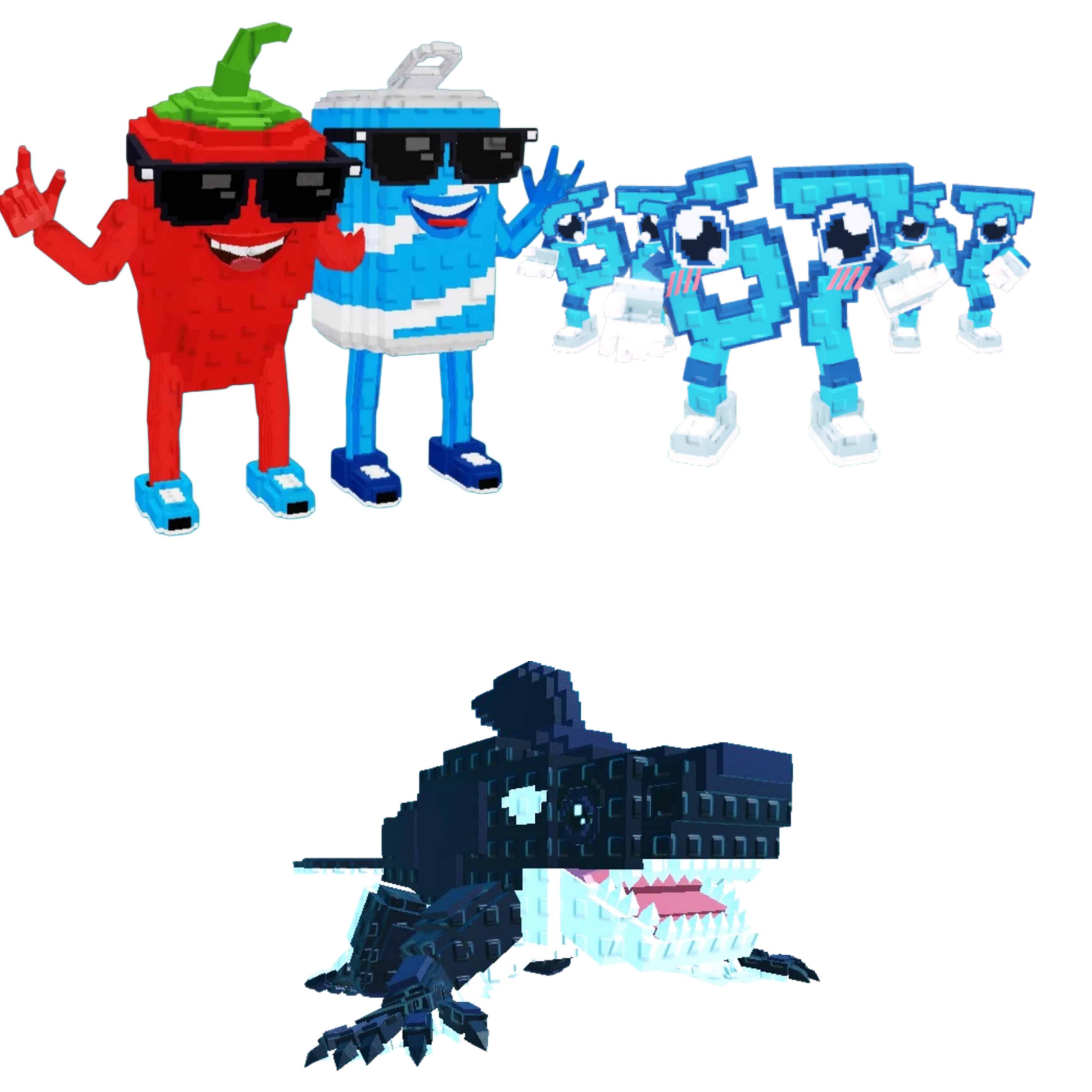 [BUNDLE] - 🐤 1x Swaggy Bros 🐤 1x Orcaledon 🐤 1x Los 67 (Six Seven)