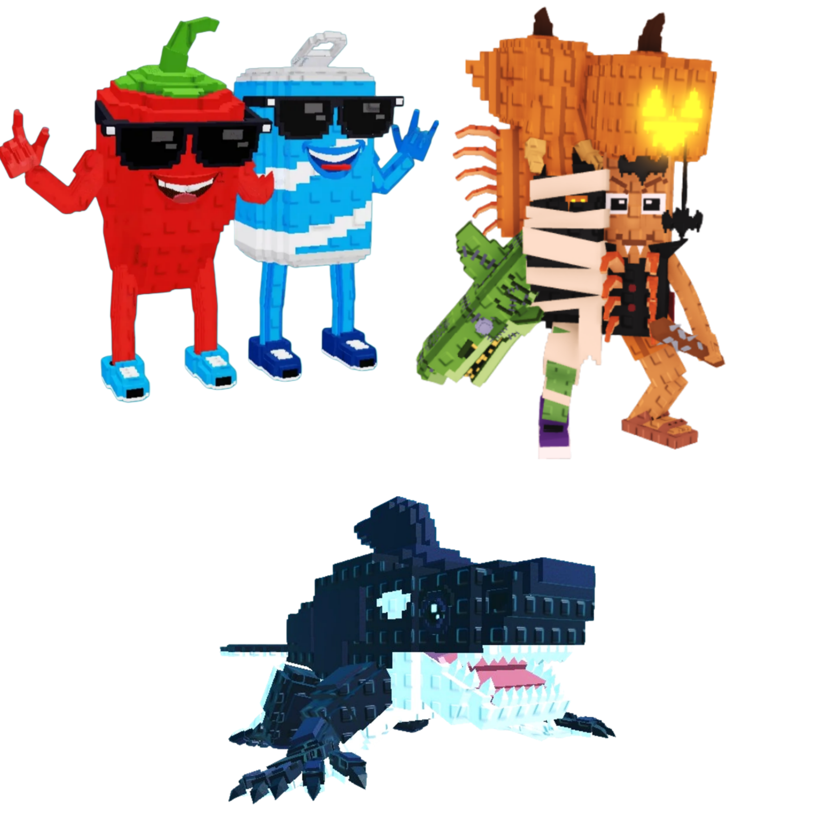 [BUNDLE] - 🐥 1x Swaggy Bros 🐥 1x Orcaledon 🐥 1x La Spooky Grande