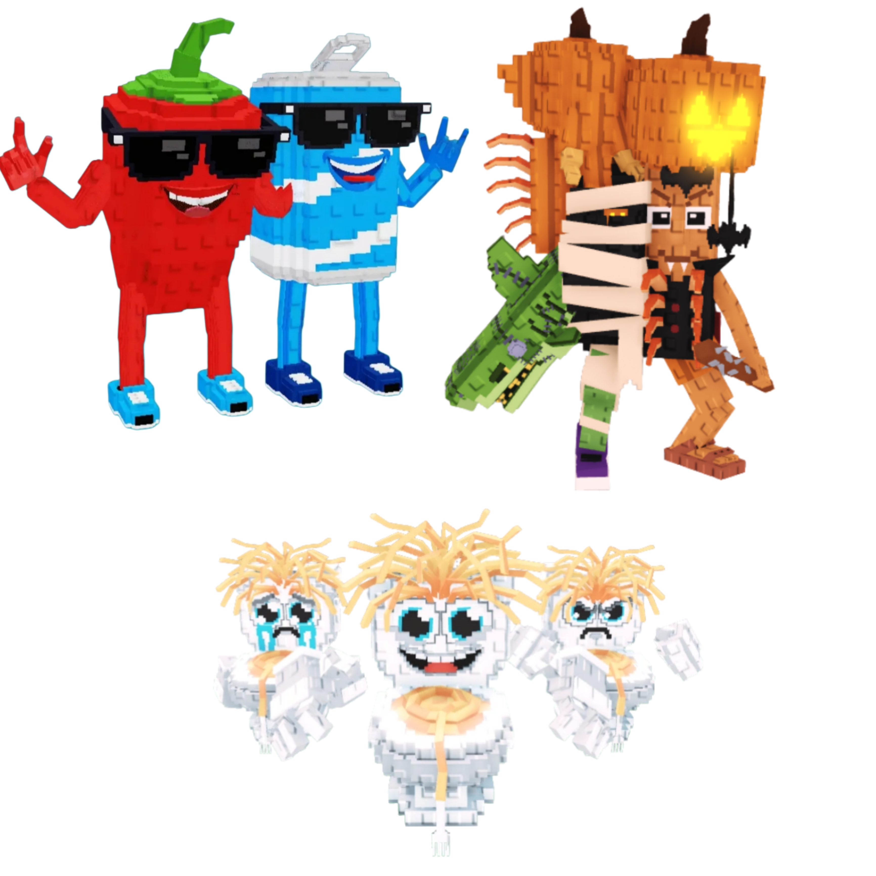 [BUNDLE] - 🐦 1x Swaggy Bros 🐦 1x Los Spaghettis 🐦 1x La Spooky Grande