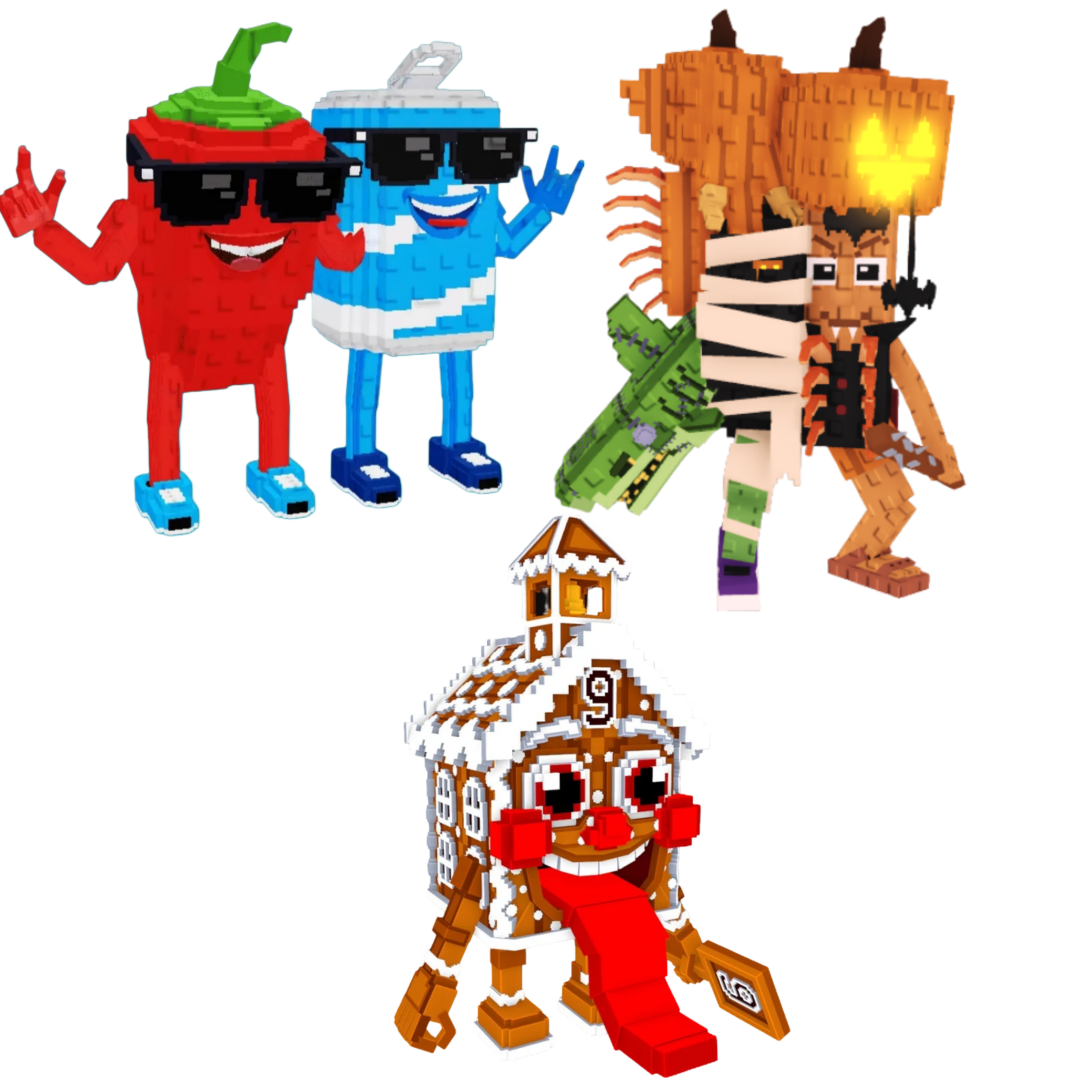 [BUNDLE] - 🦆 1x Swaggy Bros 🦆 1x La Ginger Sekolah 🦆 1x L.a Spooky Grande