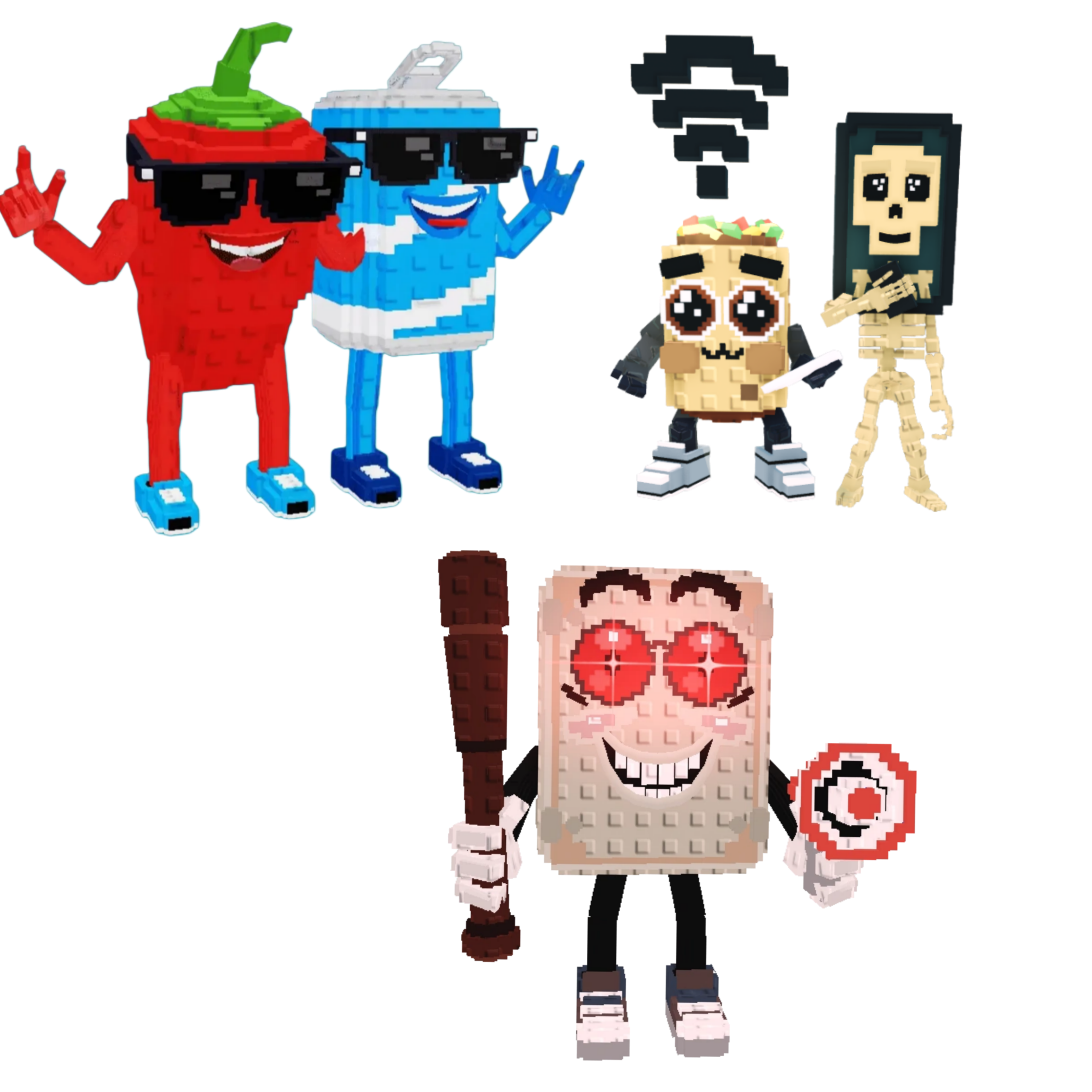 [BUNDLE] - 🦉 1x Swaggy Bros 🦉 1x Tang Tang Keletang 🦉 1x Los Mobilis
