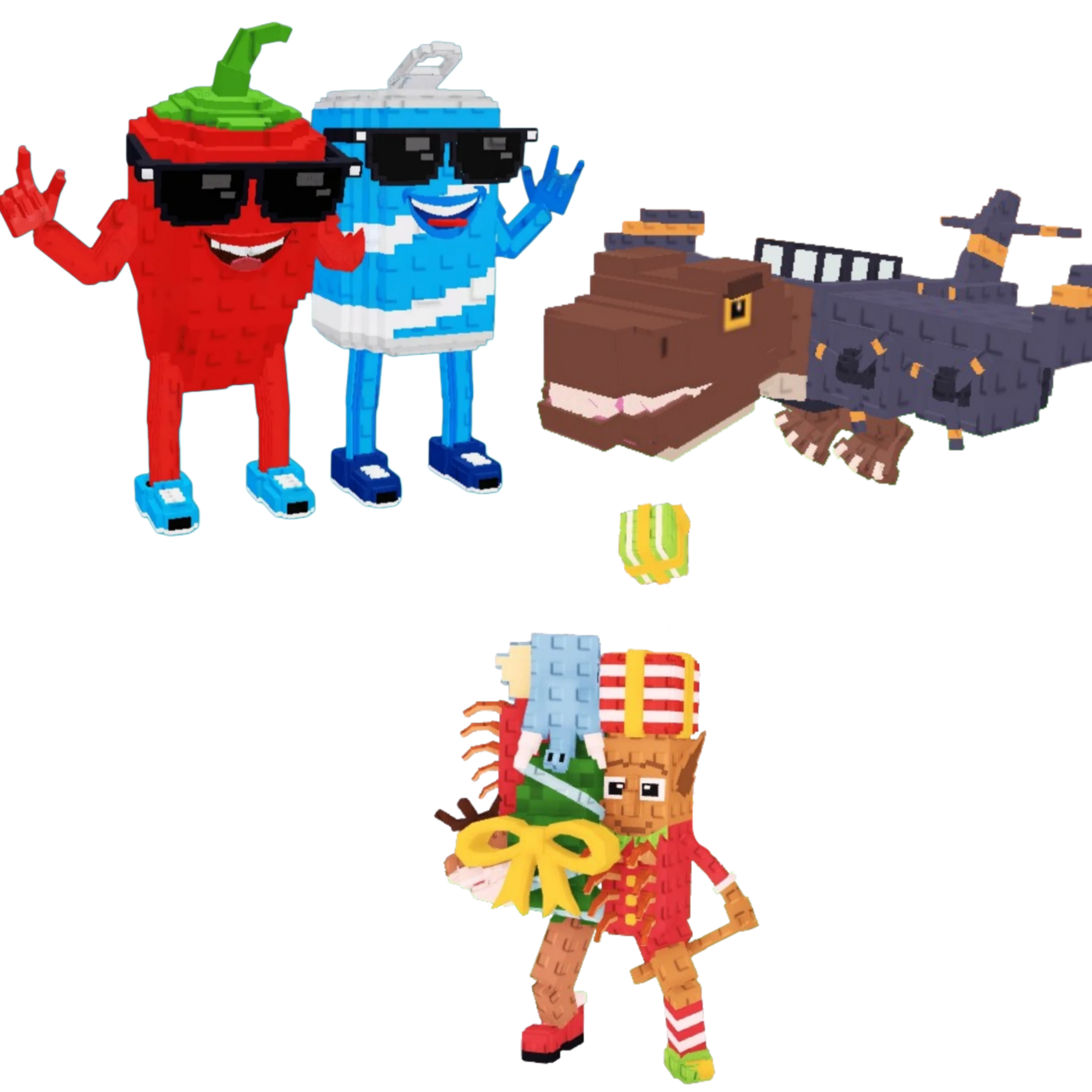 [BUNDLE] - 🦎 1x Swaggy Bros 🦎 1x Nuclearo Dinossauro 🦎 1x La Jolly Grande