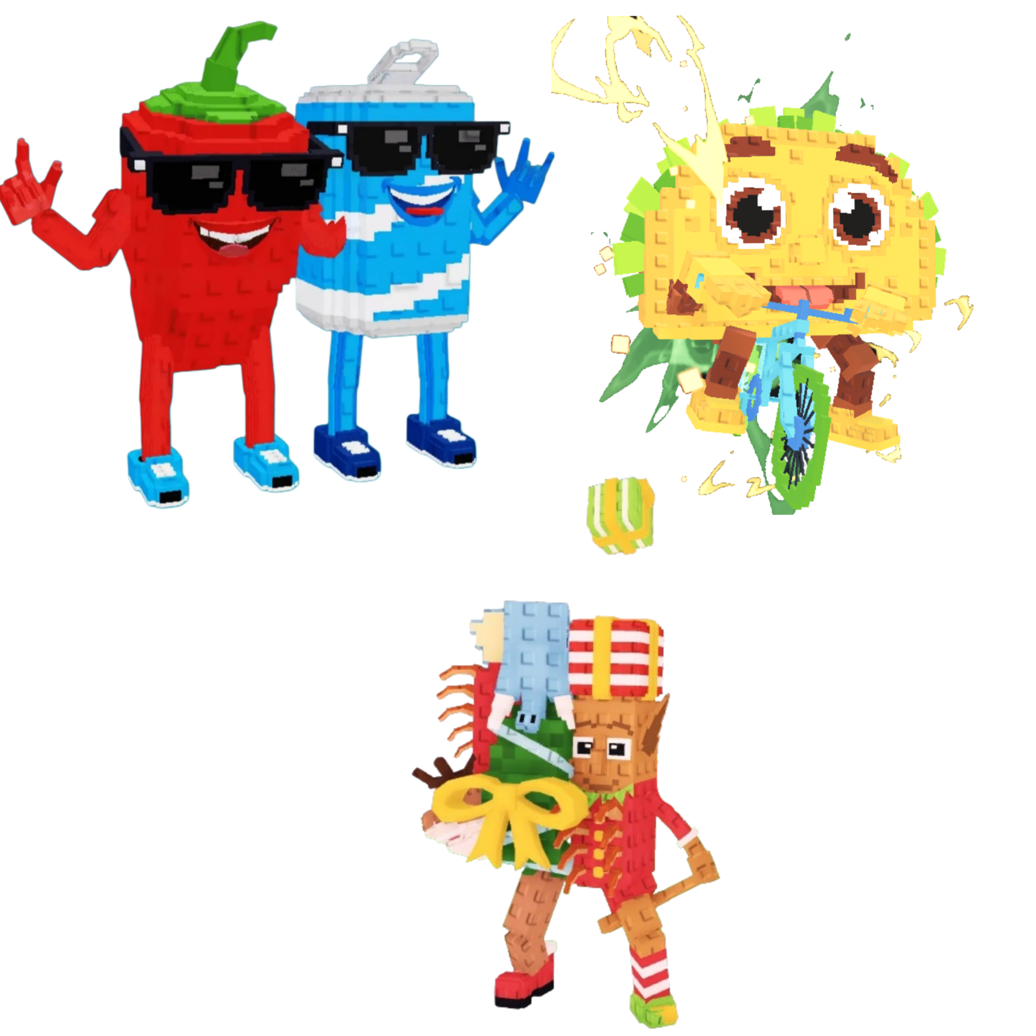 [BUNDLE] - 🐙 1x Swaggy Bros 🐙 1x Tacorita Bicicleta 🐙 1x La Jolly Grande