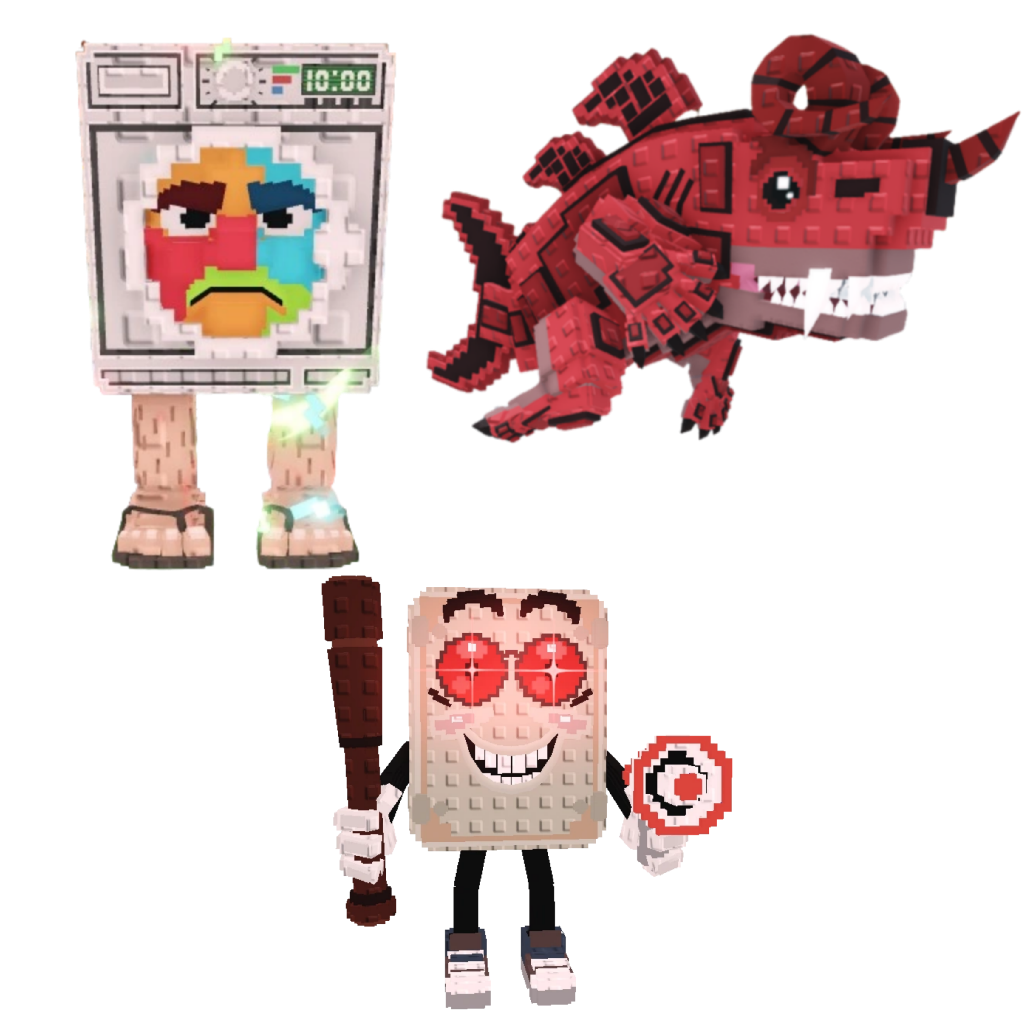 [BUNDLE] - 👟 1x Lavadorito Spinito 👟 1x Eviledon 👟 1x Tang Tang Keletang