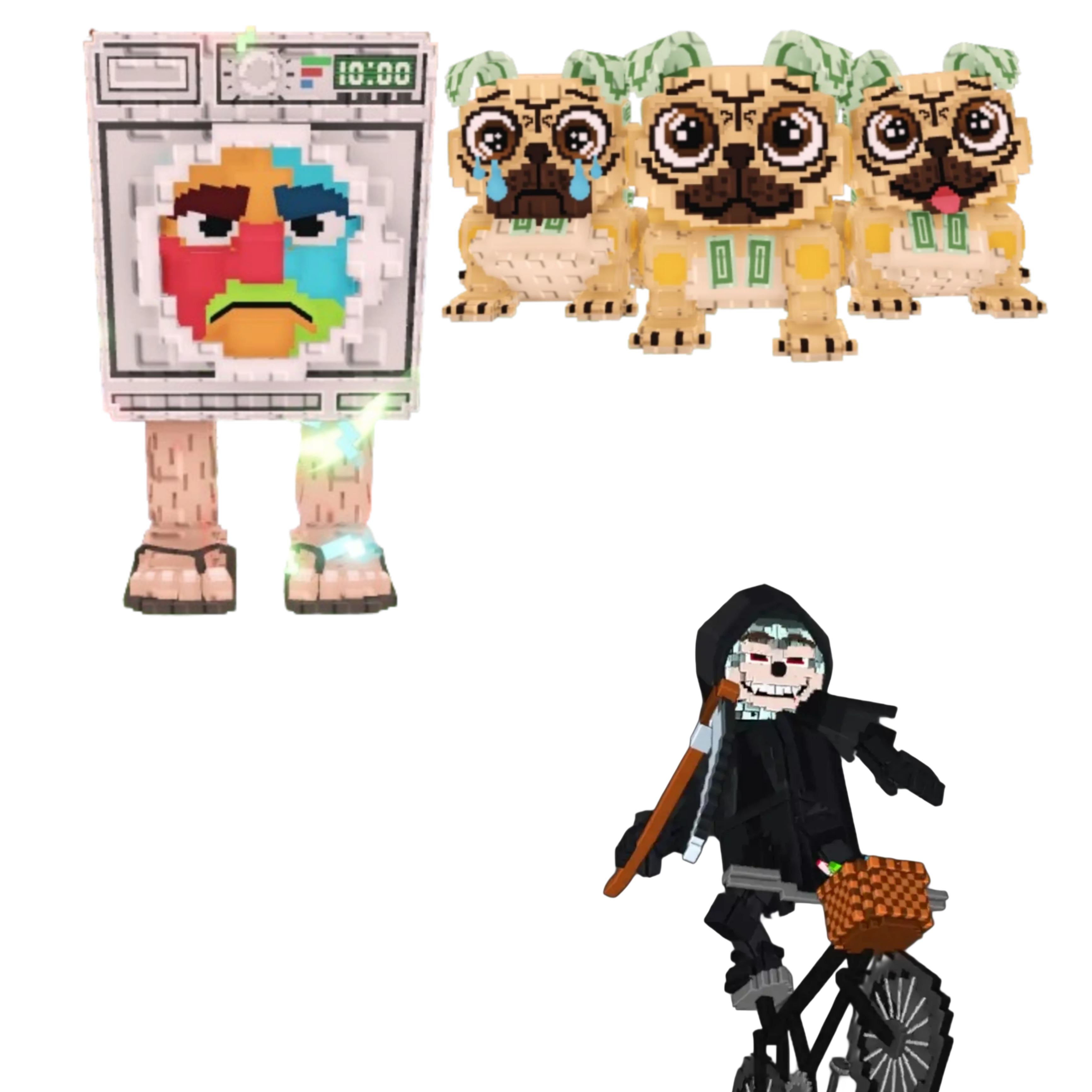[BUNDLE] - 😃 1x Lavadorito Spinito 😃 1x Los Puggies 😃 1x Mieteteira Bicicleteira