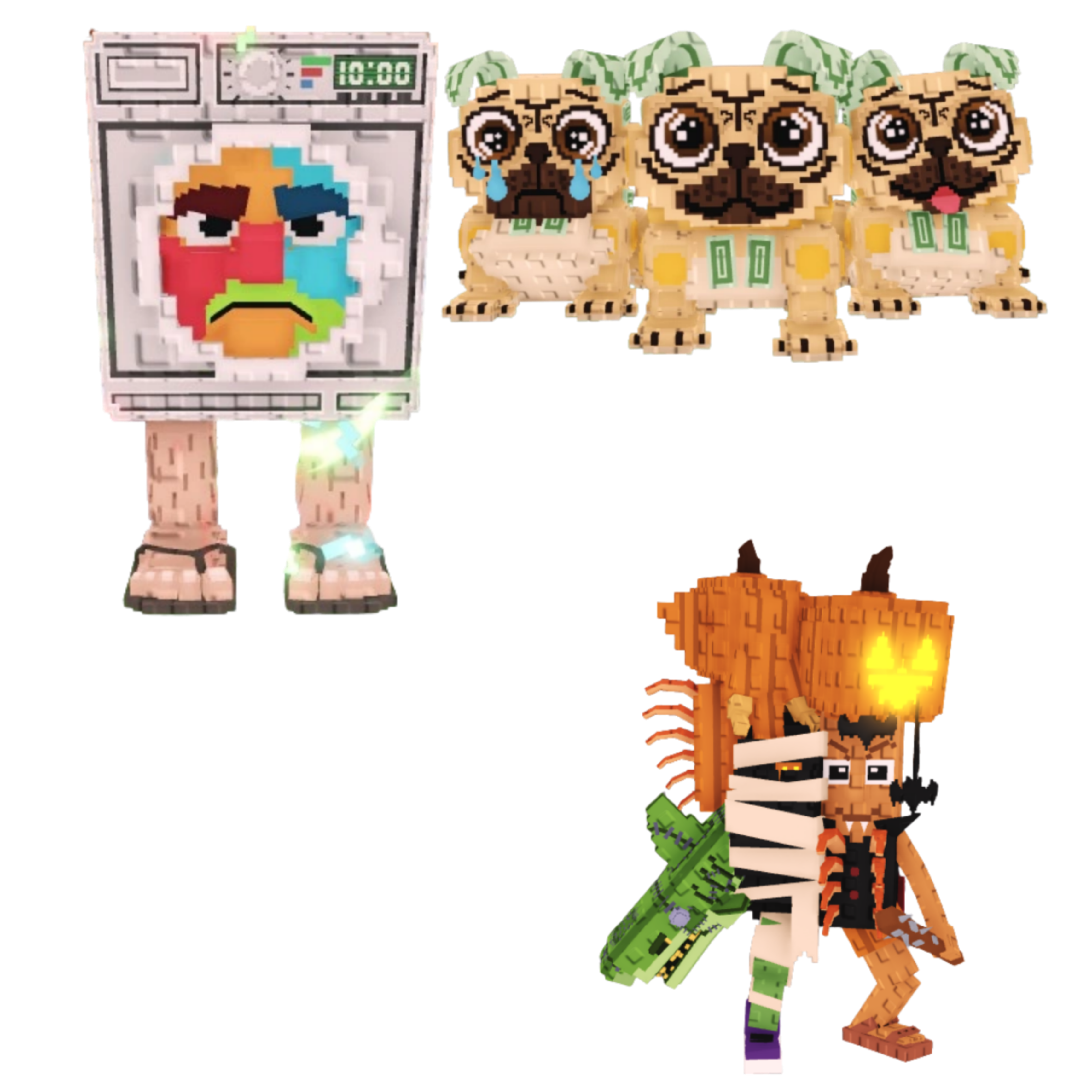 [BUNDLE] - 😅 1x Lavadorito Spinito 😅 1x Los Puggies 😅 1x La Spooky Grande