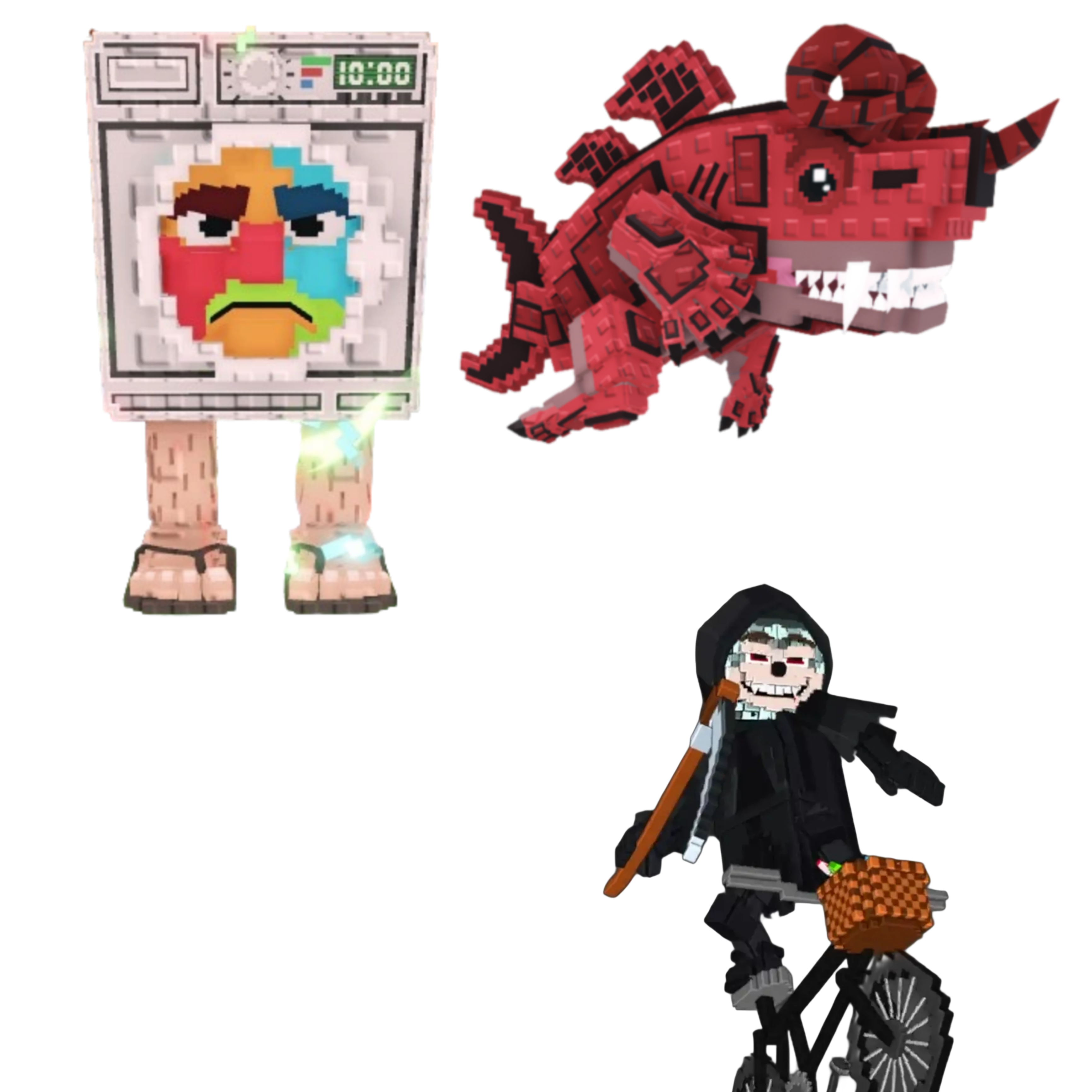 [BUNDLE] - 😊 1x Lavadorito Spinito 😊 1x Eviledon 😊 1x Mieteteira Bicicleteira