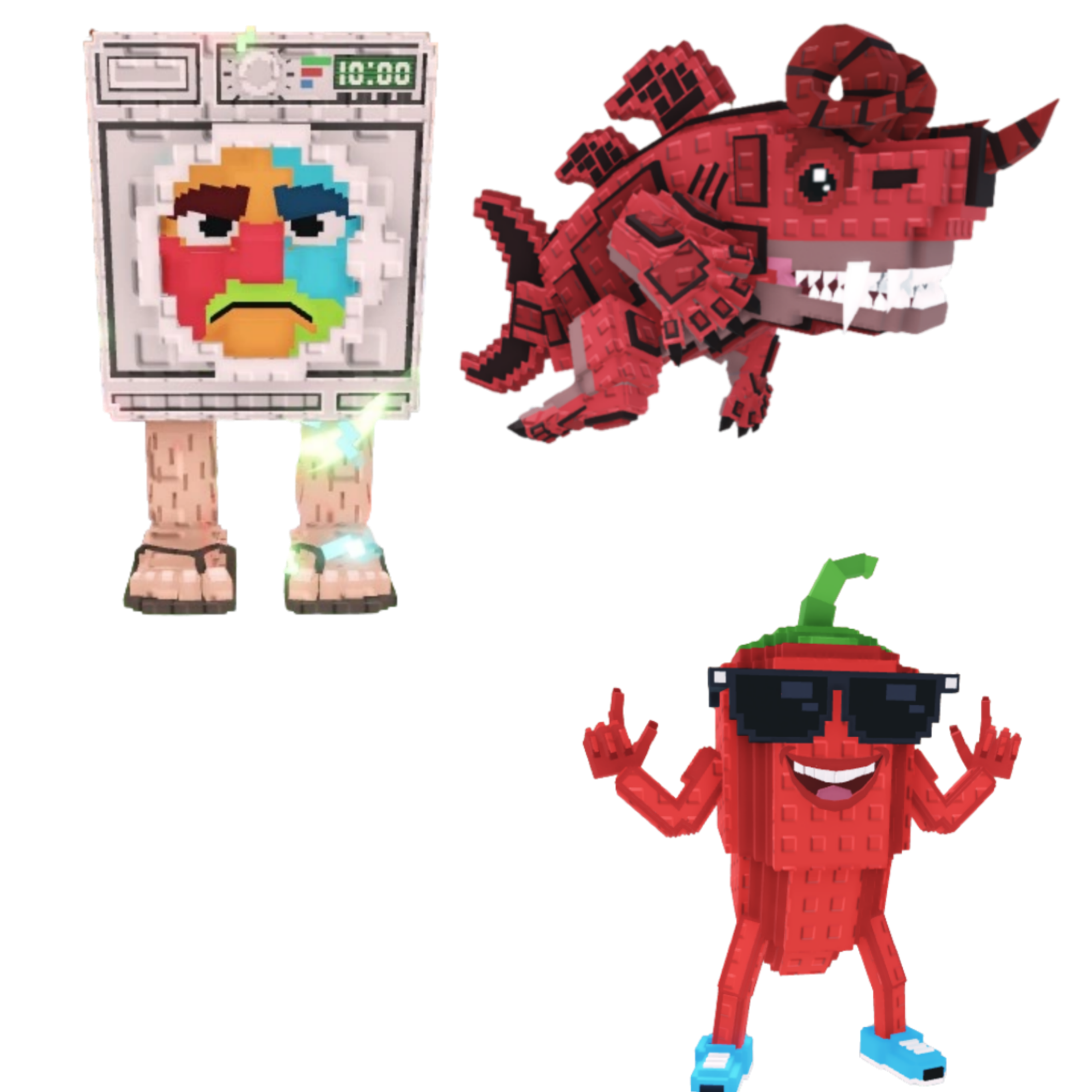 [BUNDLE] - 😇 1x Lavadorito Spinito 😇 1x Eviledon 😇 1x Chillin Chil