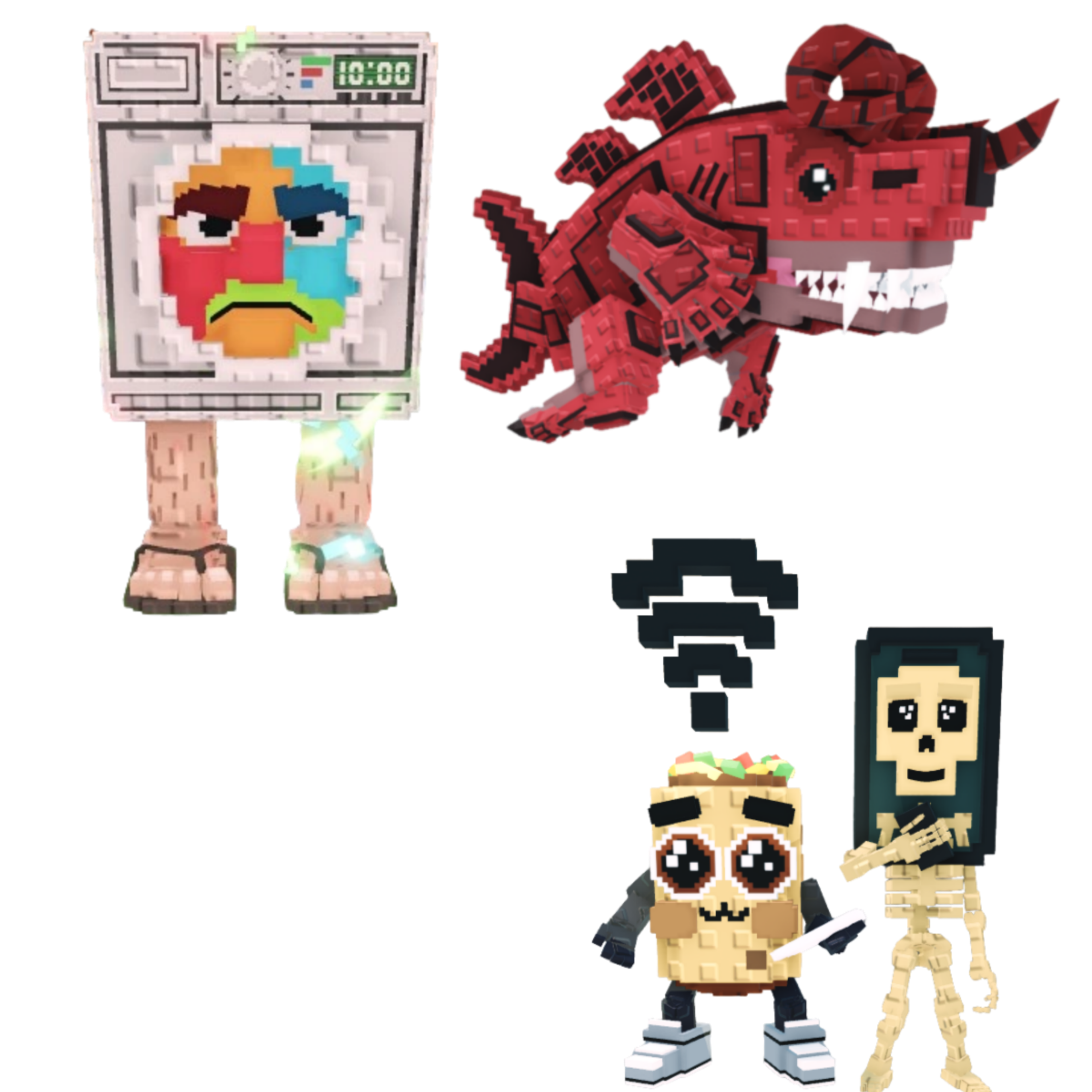 [BUNDLE] - 🤩 1x Lavadorito Spinito 🤩 1x Eviledon 🤩 1x Los Mobilis