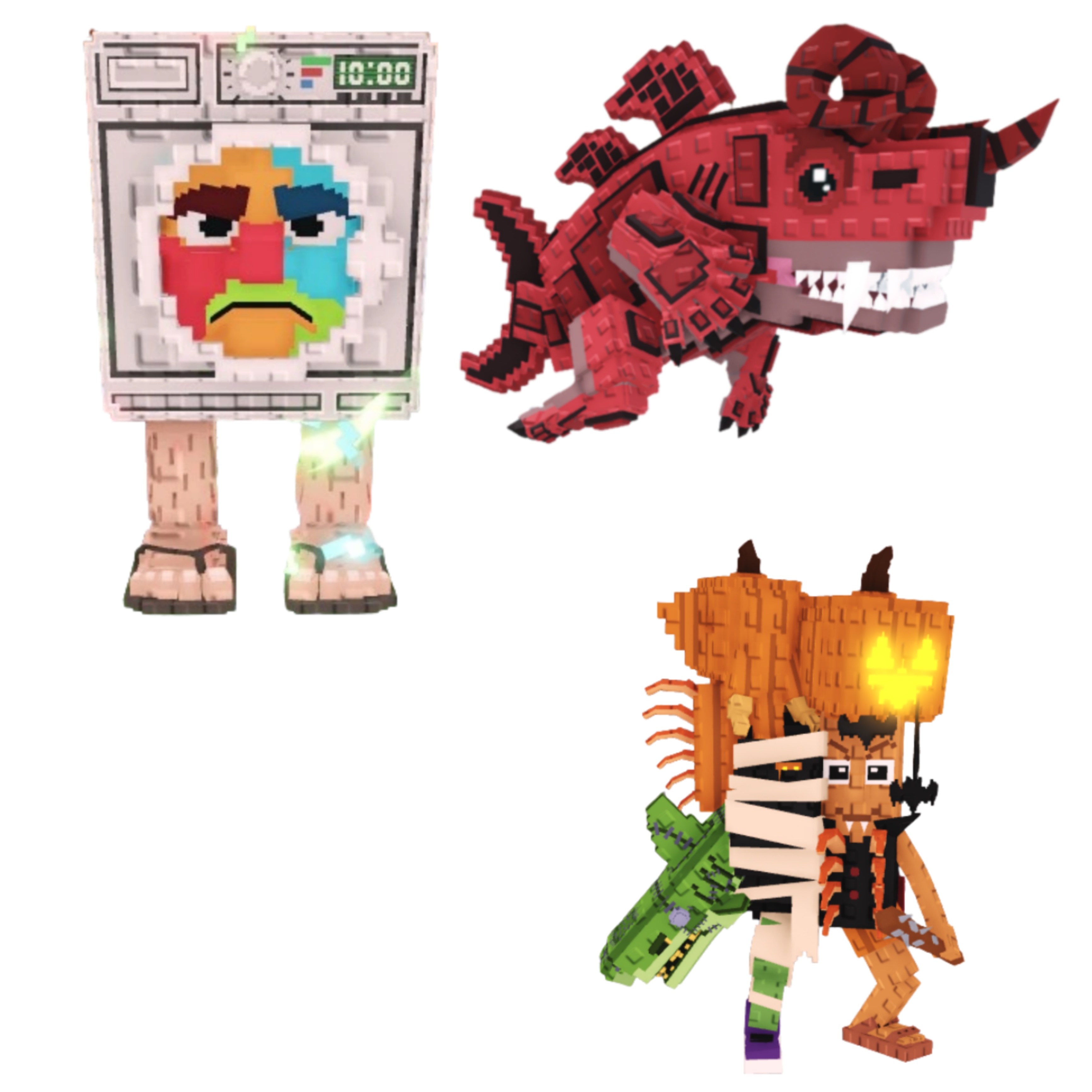 [BUNDLE] - 😘 1x Lavadorito Spinito 😘 1x Eviledon 😘 1x La Spooky Grande