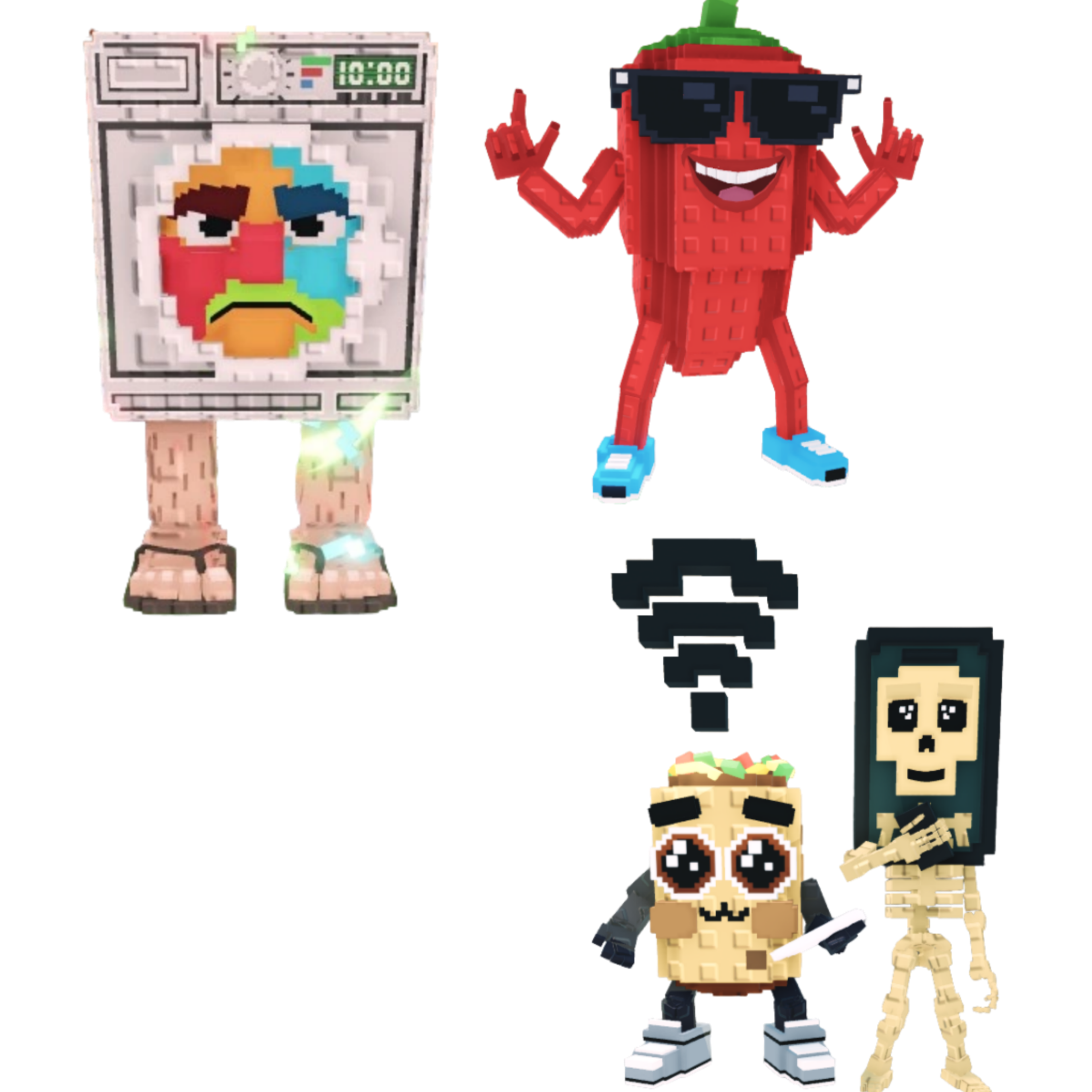 [BUNDLE] - 😛 1x Lavadorito Spinito 😛 1x Chillin Chil 😛 1x Los Mobilis