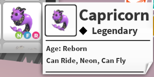 NFR CAPRICORN - ADOPT ME / ADOPT ME!