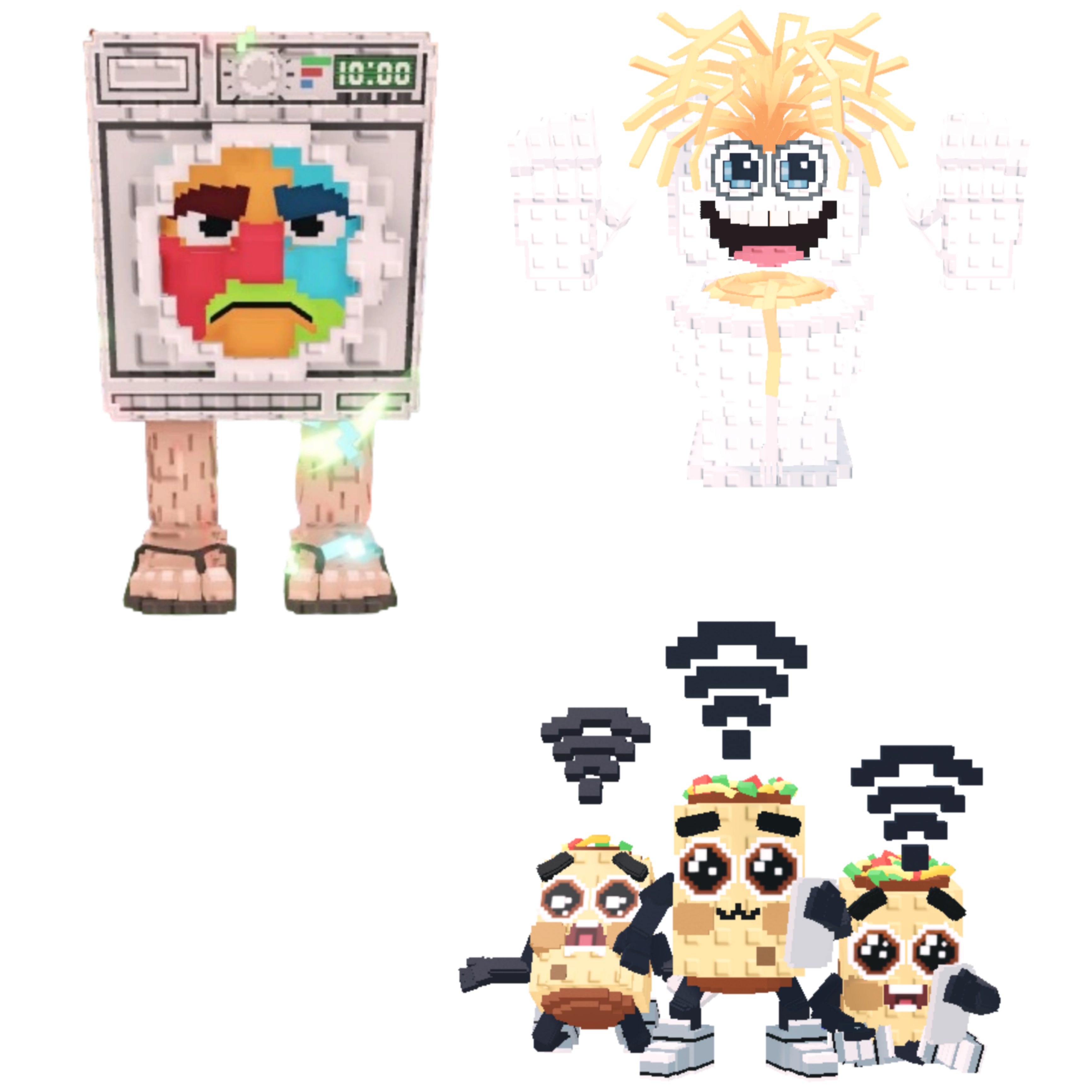 [BUNDLE] - 😬 1x Lavadorito Spinito 😬 1x Spaghetti Tualetti 😬 1x Los Nooo My Hotspotsitos