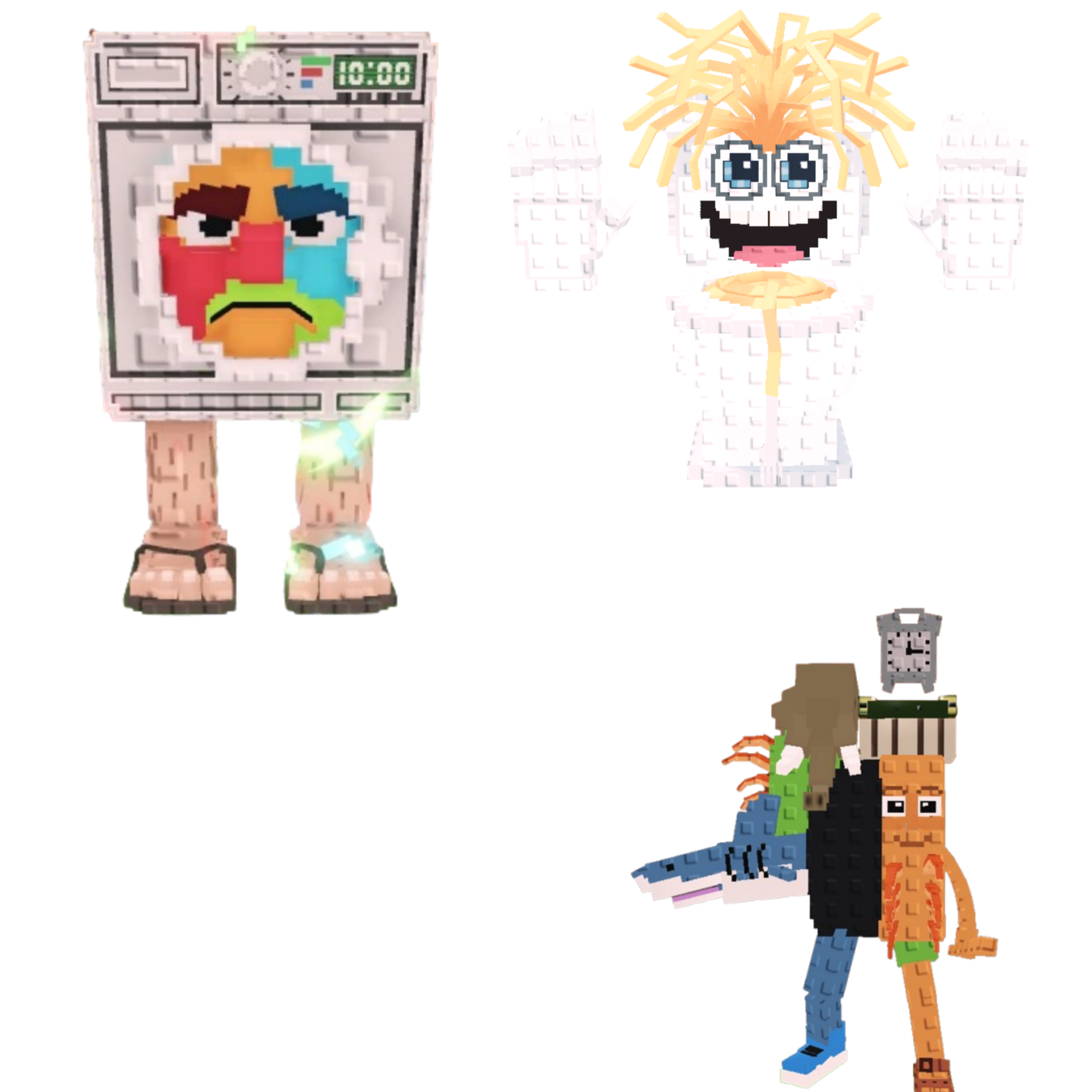 [BUNDLE] - 🤠 1x Lavadorito Spinito 🤠 1x Spaghetti Tualetti 🤠 1x La Grande Combinasion