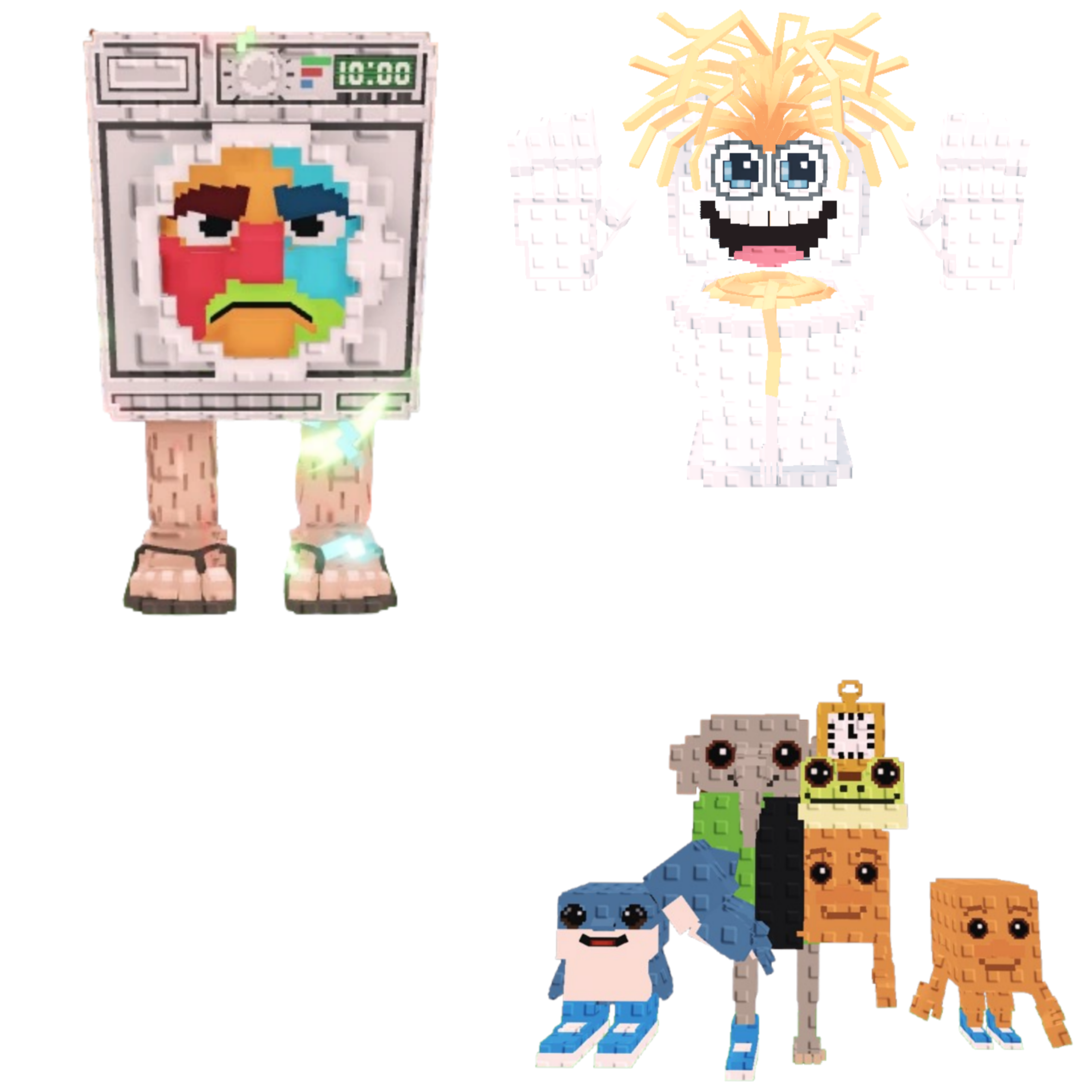 [BUNDLE] - 🥳 1x Lavadorito Spinito 🥳 1x Spaghetti Tualetti 🥳 1x Los Combinasionas