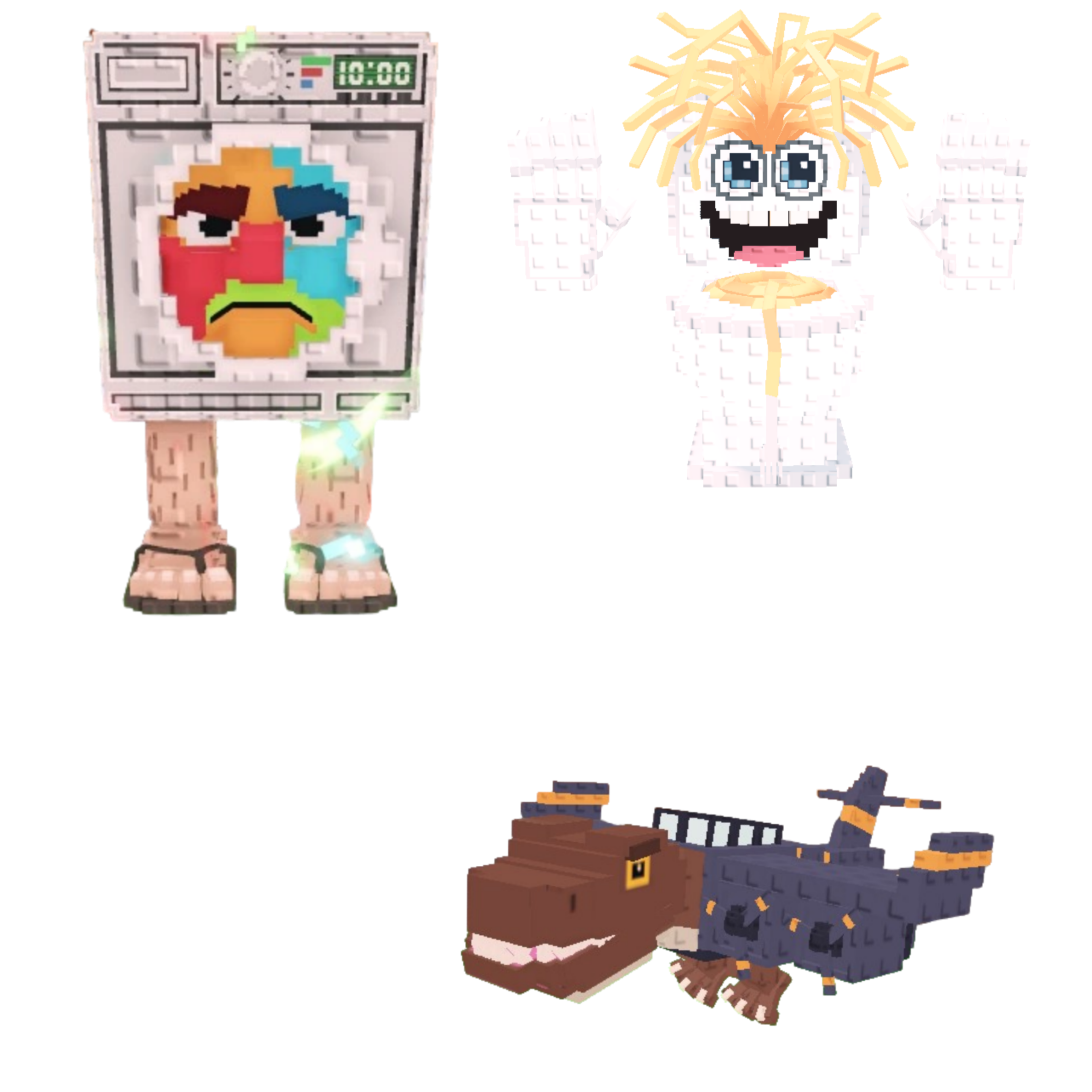 [BUNDLE] - 🤯 1x Lavadorito Spinito 🤯 1x Spaghetti Tualetti 🤯 1x Nuclearo Dinossauro