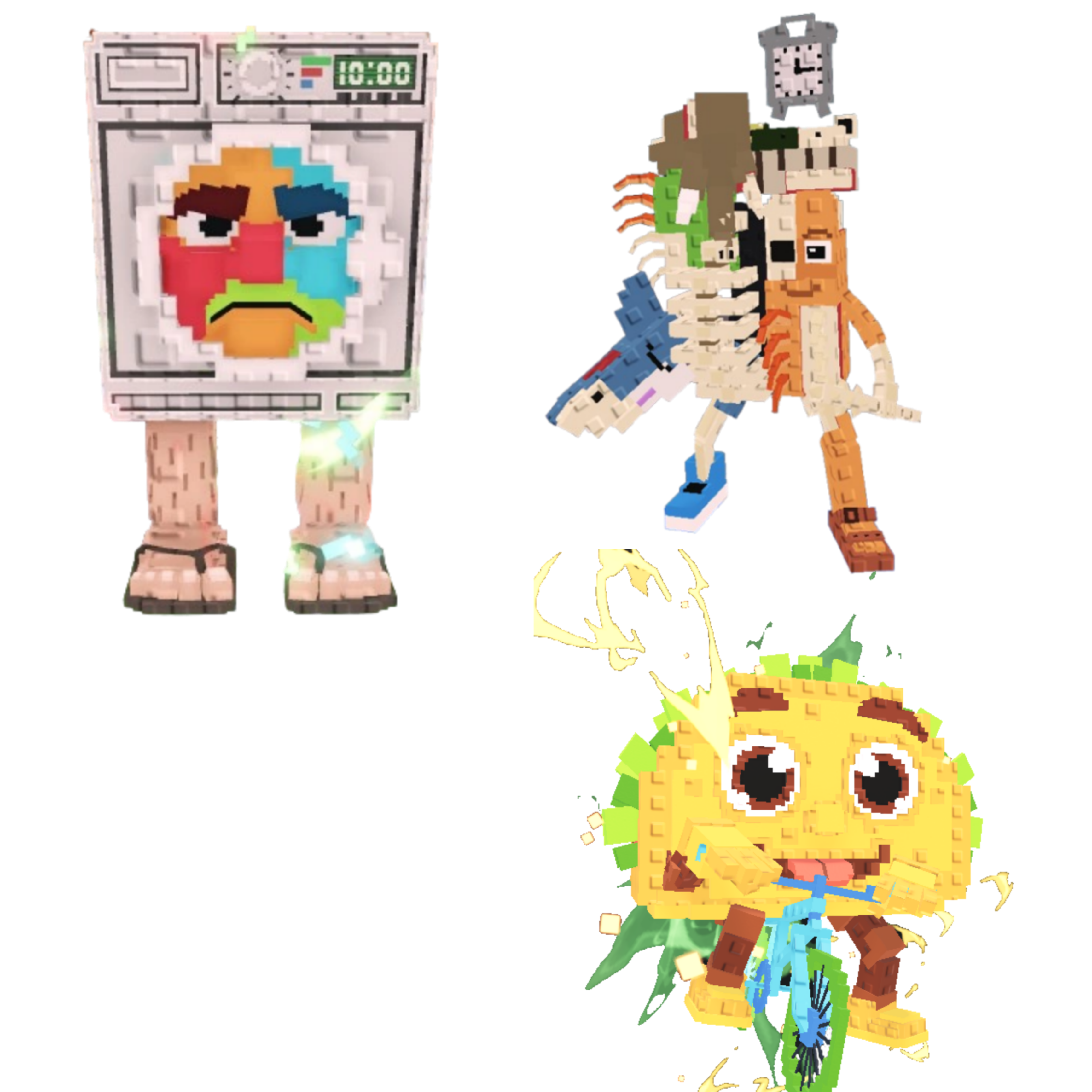 [BUNDLE] - 😺 1x Lavadorito Spinito 😺 1x Tacorita Bicicleta 😺 1x La Extinct Grande