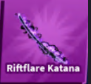 Riftflare Katana ( Limited ) - Fast Delivery Blade Ball