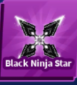 Black Ninja Star ( Limited ) - Fast delivery Blade Ball