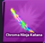 Chroma Ninja Katana ( Limited ) - Fast Delivery Blade Ball