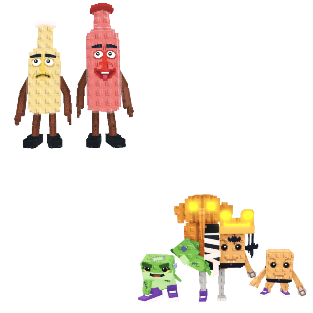 [BUNDLE] - 🐒 1x Ketchuru And Musturu 🐒 1x Los Spooky Combinasionas