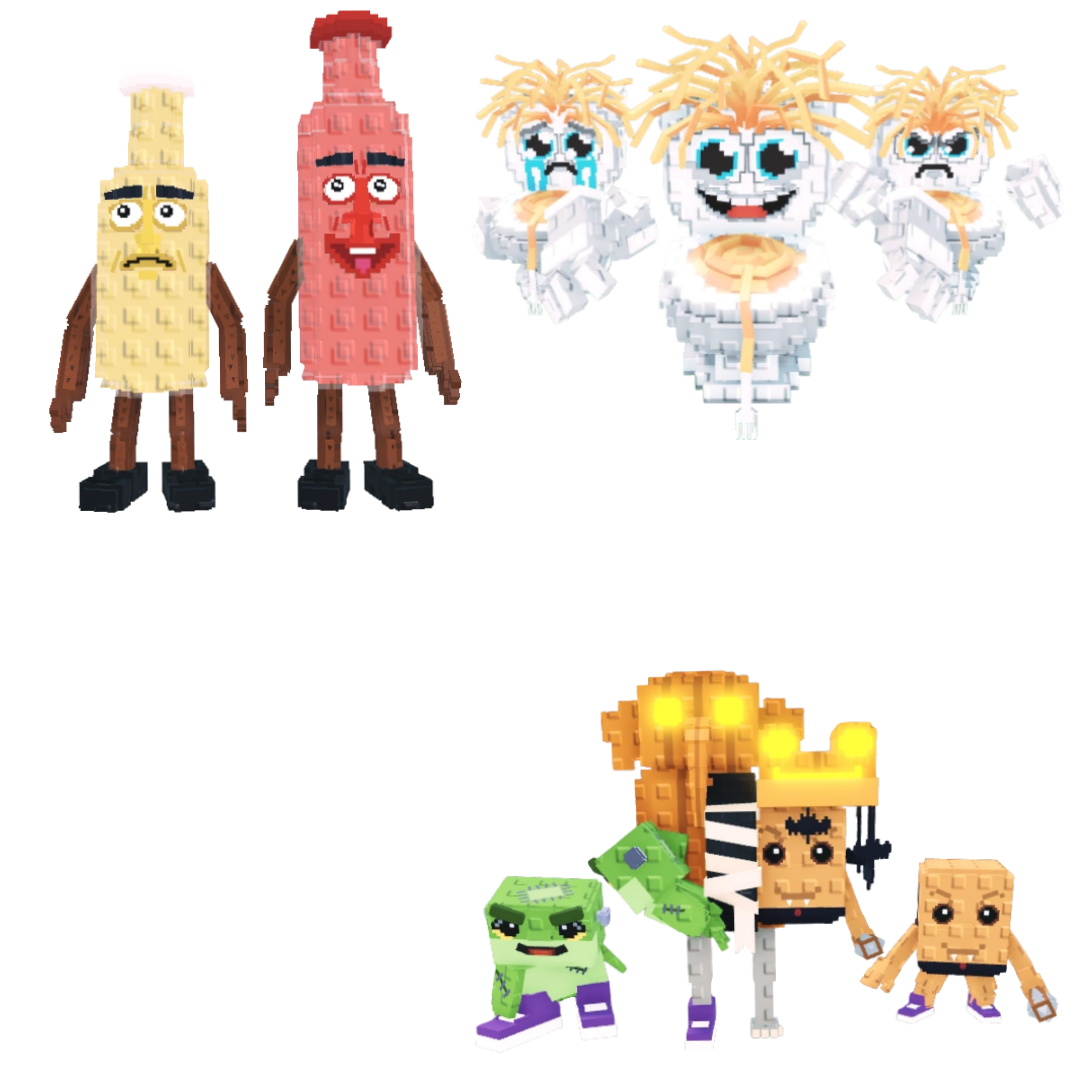 [BUNDLE] - 🐺 1x Ketchuru And Musturu 🐺 1x Los Spaghettis 🐺 1x Los Spooky Combinasionas