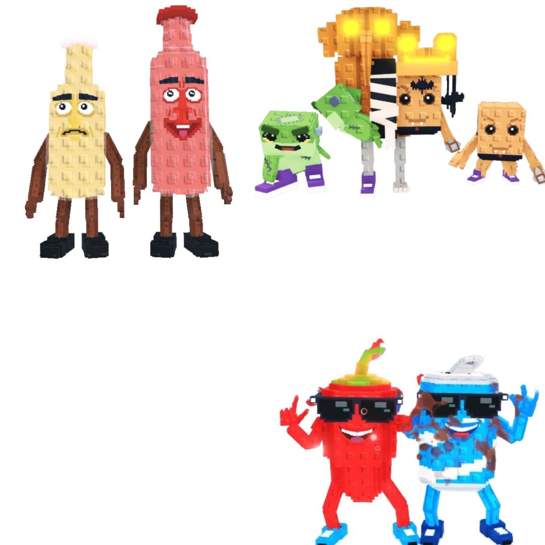 [BUNDLE] - 🐱 1x Ketchuru And Musturu 🐱 1x Los Spooky Combinasionas 🐱 1x Swaggy Bros