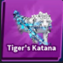 Tiger's Katana ( Limited ) - Fast Delivery Blade Ball Tigers Katana