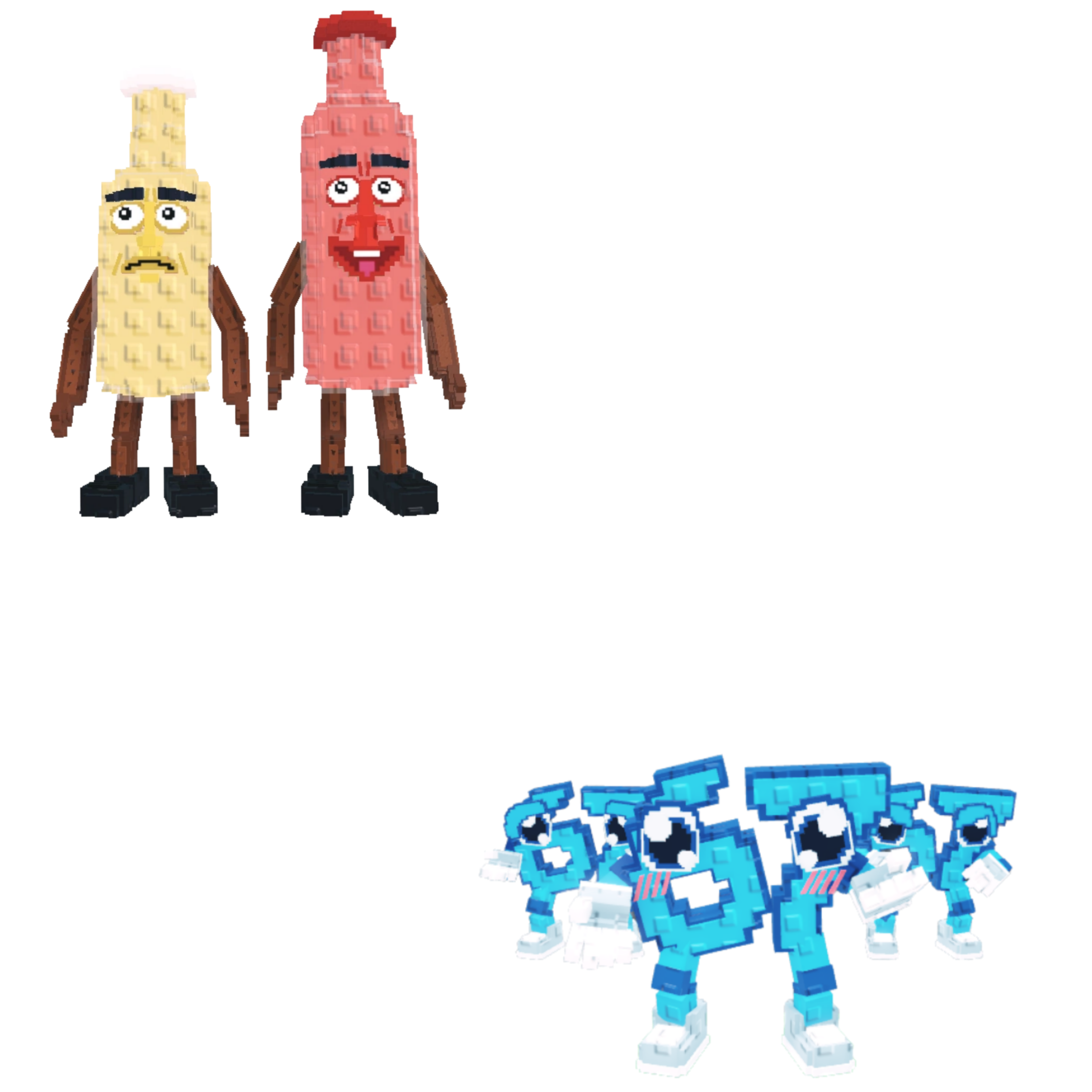 [BUNDLE] - 🐷 1x Ketchuru And Musturu 🐷 1x Los 67 (six seven)