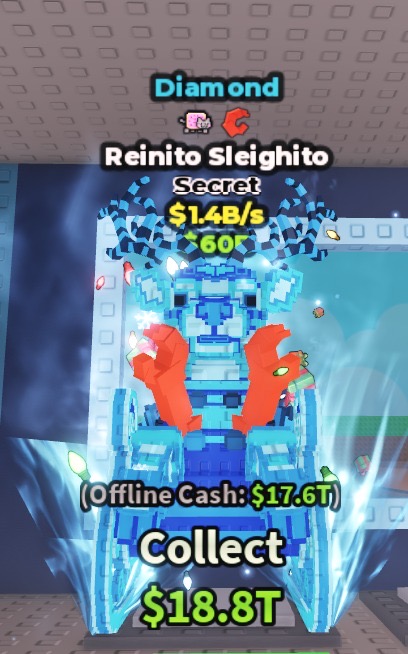 FAST RESPONSE | Diamond Reinito Sleighito $1.4B/s ( 2 Traits ) | 1000% SAFE 🔒 #3701