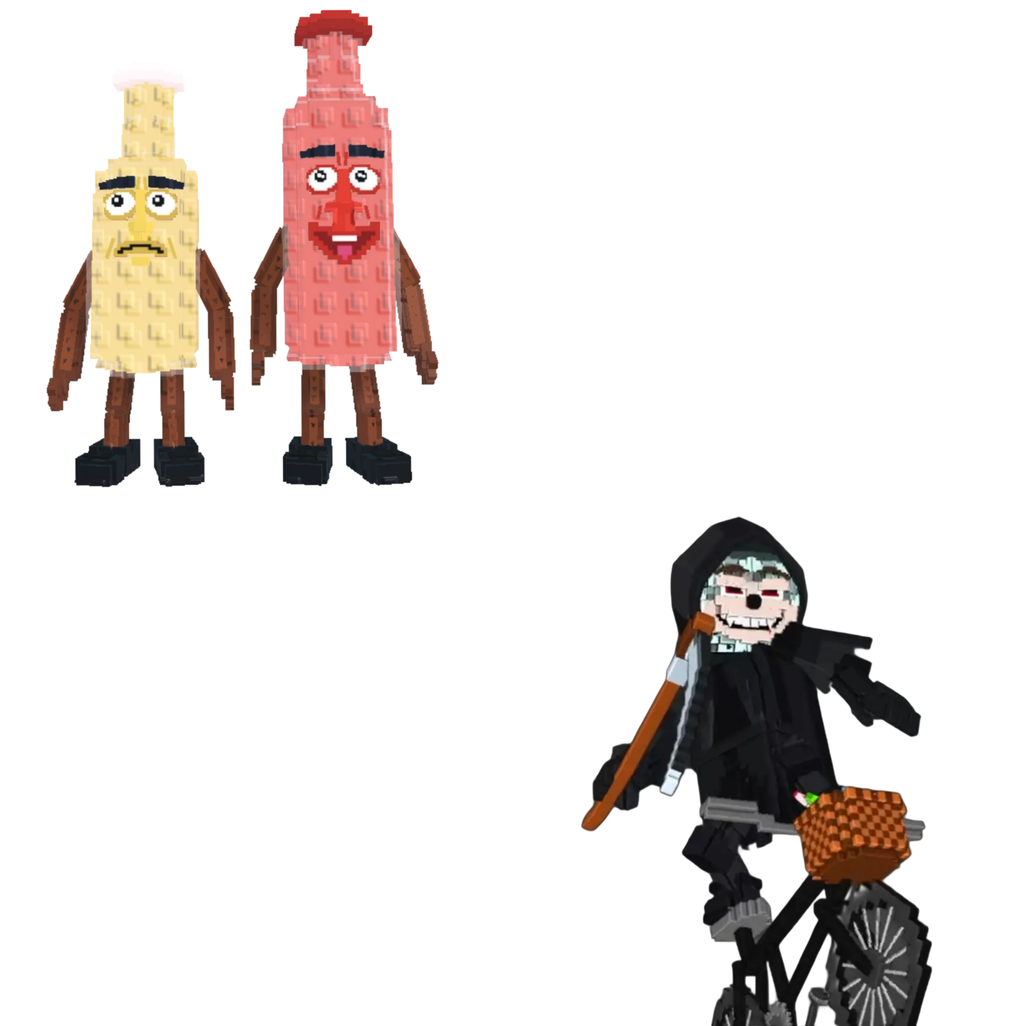 [BUNDLE] - 🐖 1x Ketchuru And Musturu 🐖 1x Mieteteira Bicicleteira