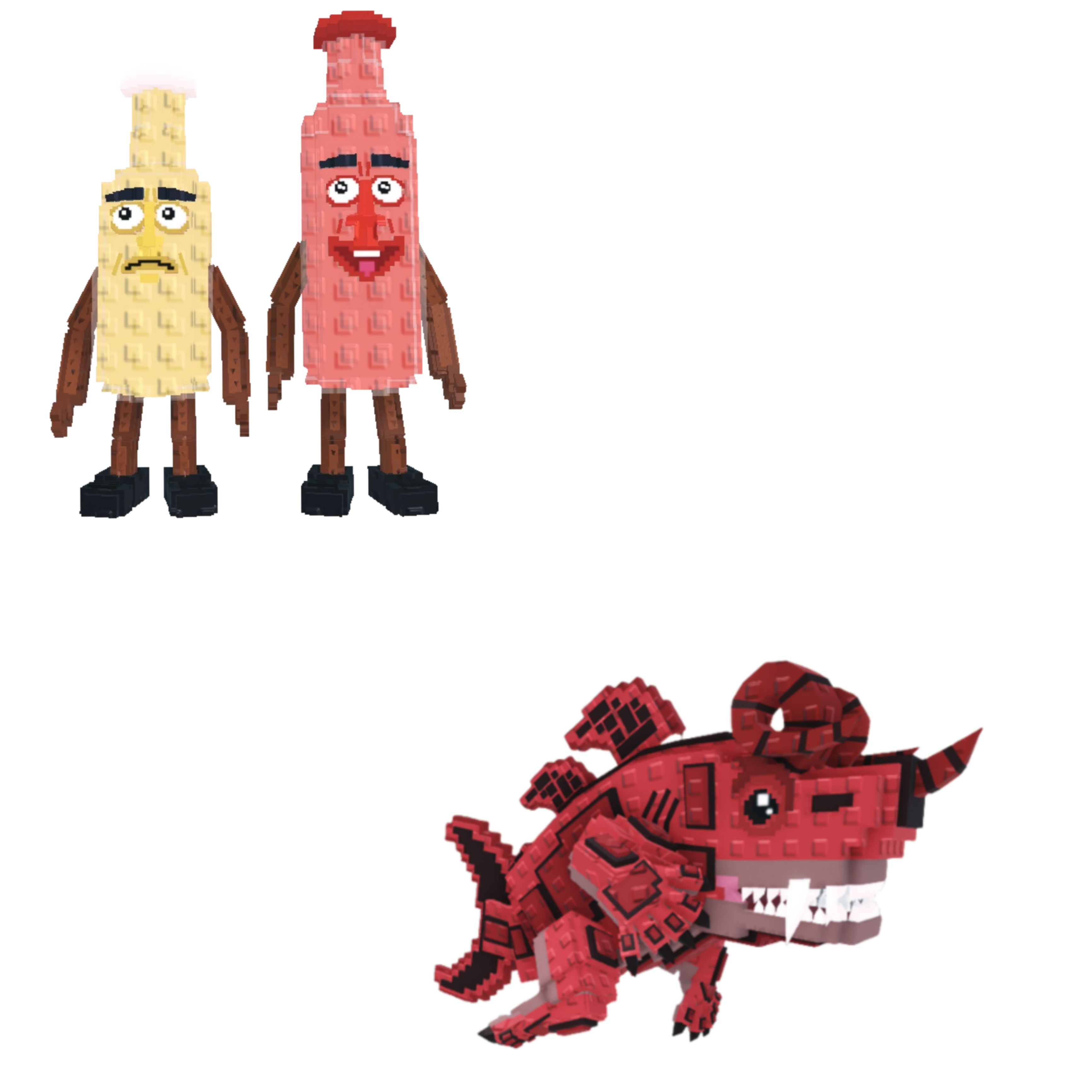 [BUNDLE] - 🐏 1x Ketchuru And Musturu 🐏 1x Eviledon