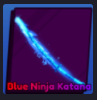 Blue Ninja Katana (Limited ) - Blade Ball Fast Delivery