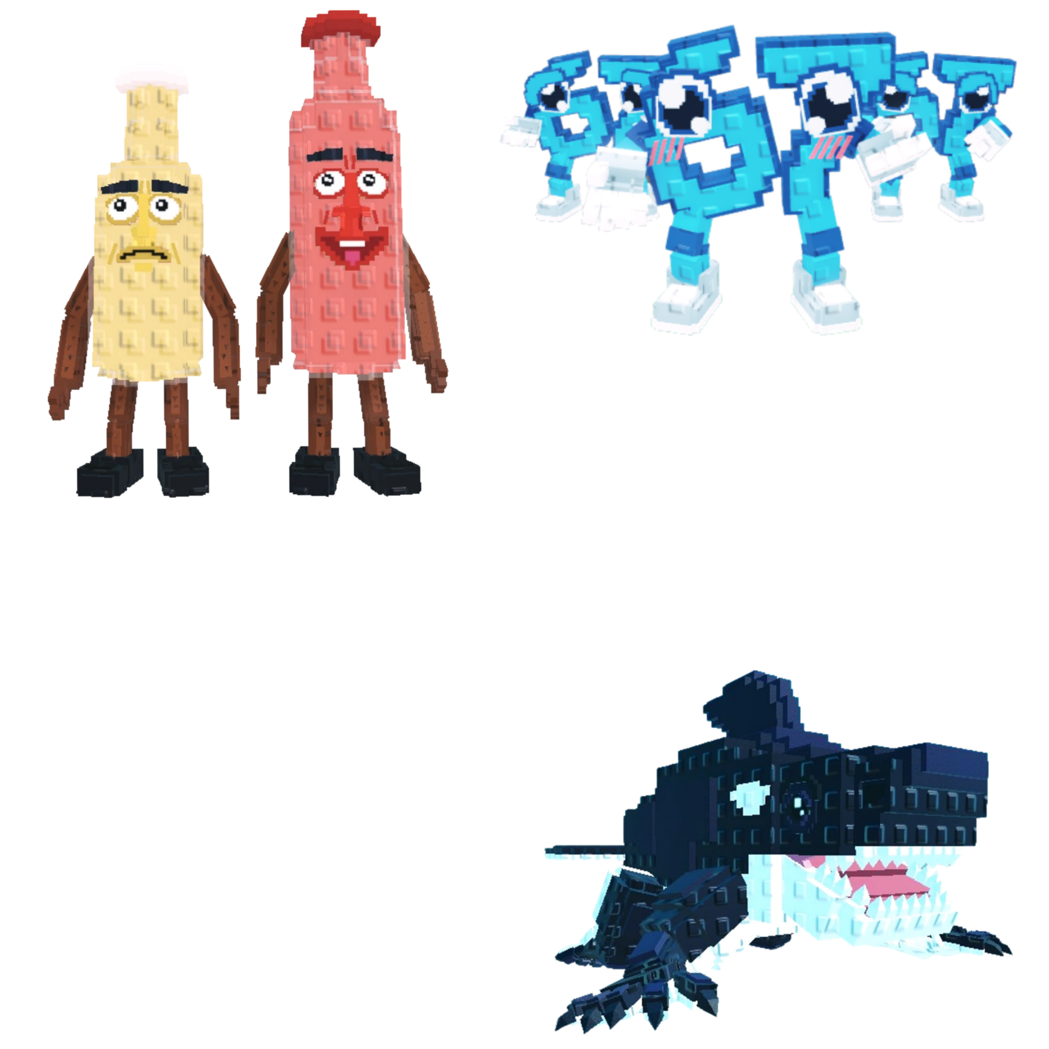 [BUNDLE] - 🐪 1x Ketchuru And Musturu 🐪 1x Los 67 (Six Seven) 🐪 1x Orcaledon