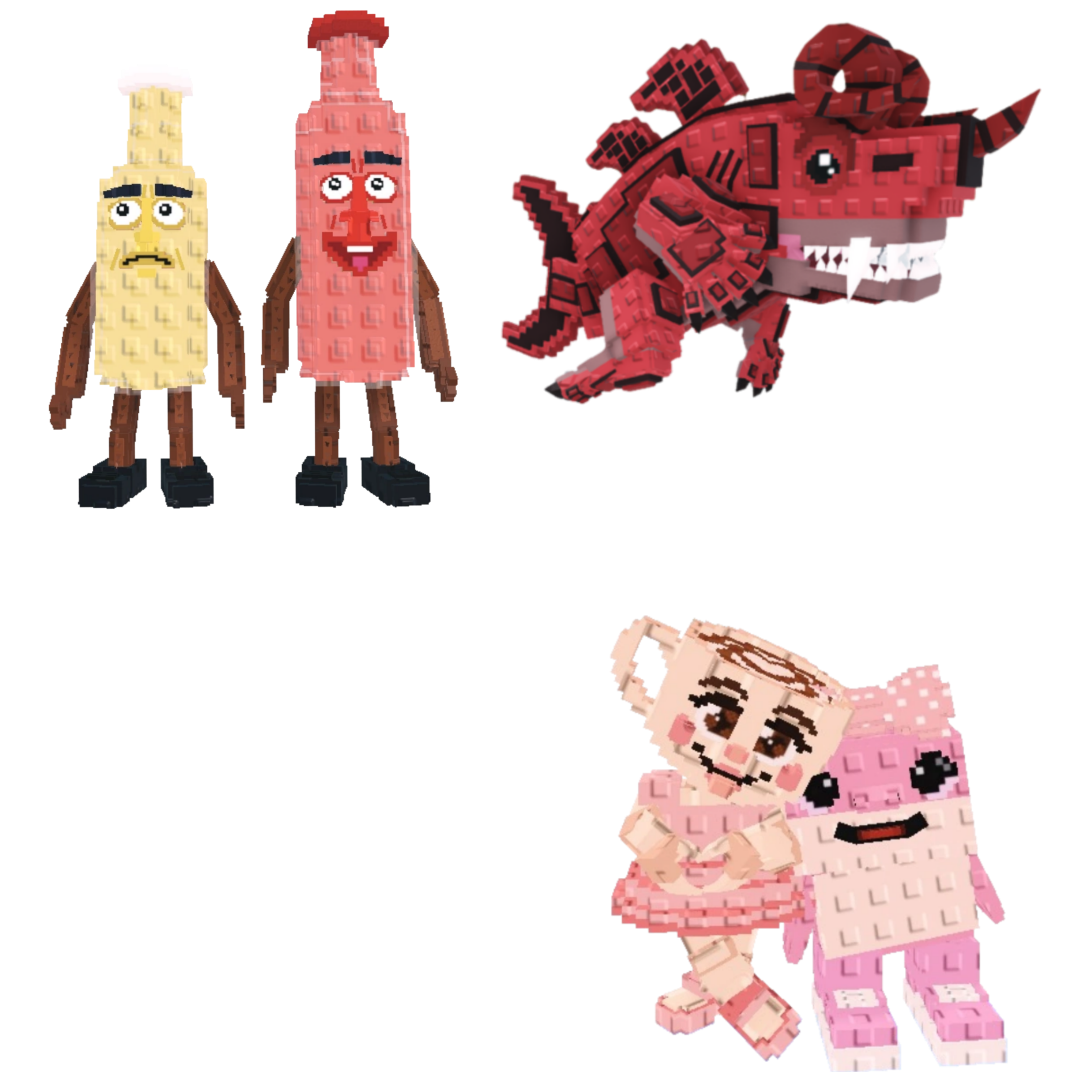 [BUNDLE] - 🦇 1x Ketchuru And Musturu 🦇 1x Eviledon 🦇 1x Las Sis