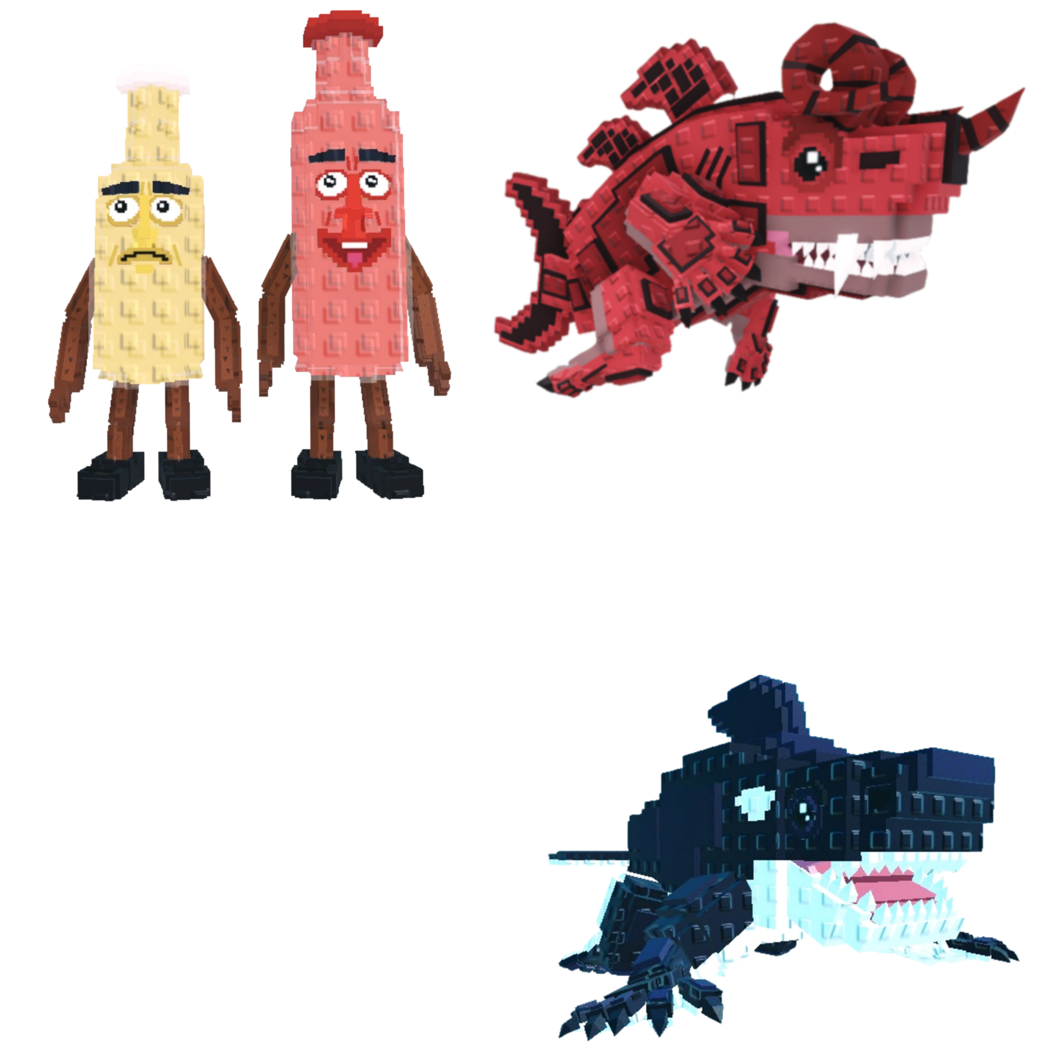 [BUNDLE] - 🐻‍❄️ 1x Ketchuru And Musturu 🐻‍❄️ 1x Eviledon 🐻‍❄️ 1x Orcaledon