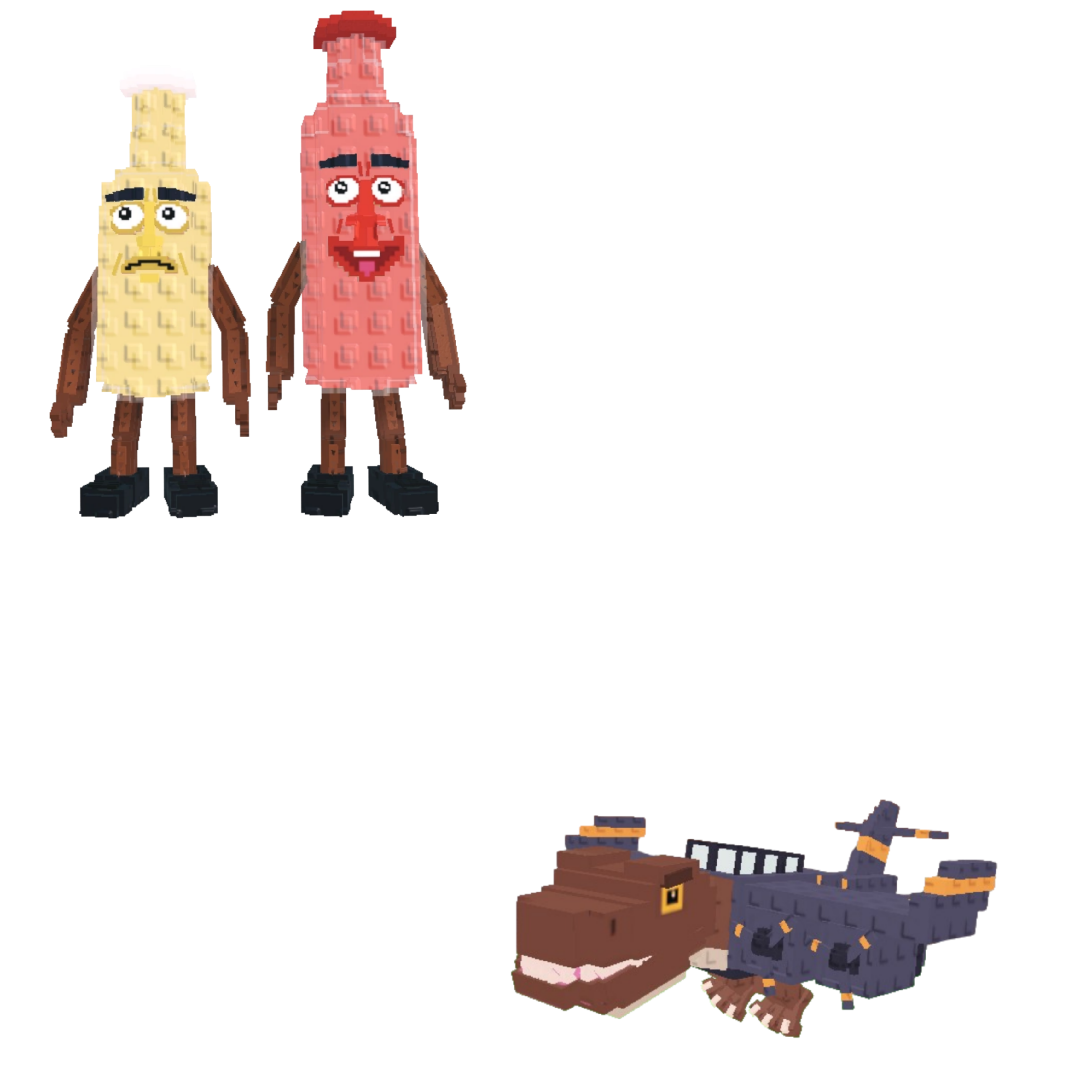 [BUNDLE] - 🐨 1x Ketchuru And Musturu 🐨 1x Nuclearo Dinossauro