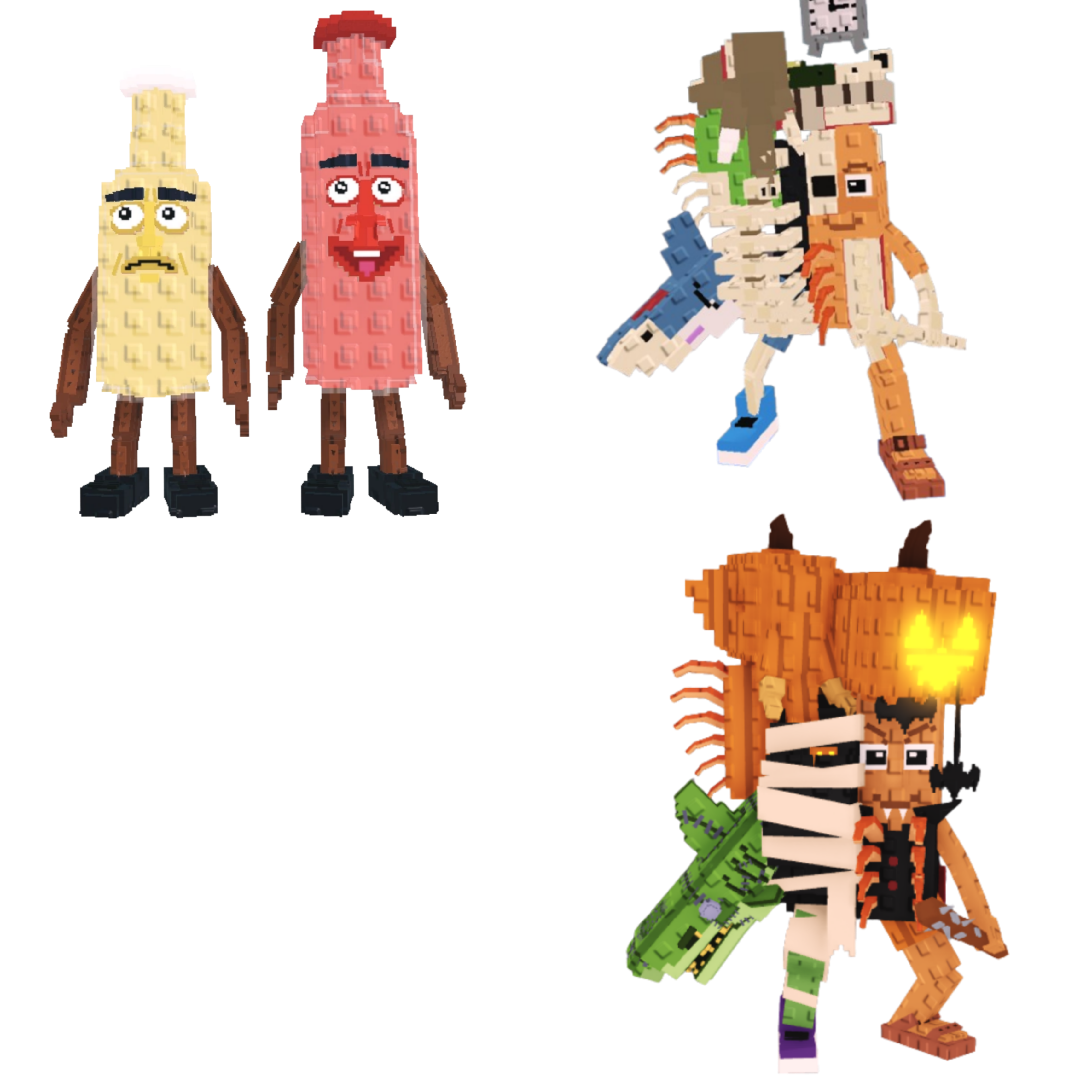 [BUNDLE] - 🐦 1x Ketchuru And Musturu 🐦 1x La Extinct Grande 🐦 1x La Spooky Grande