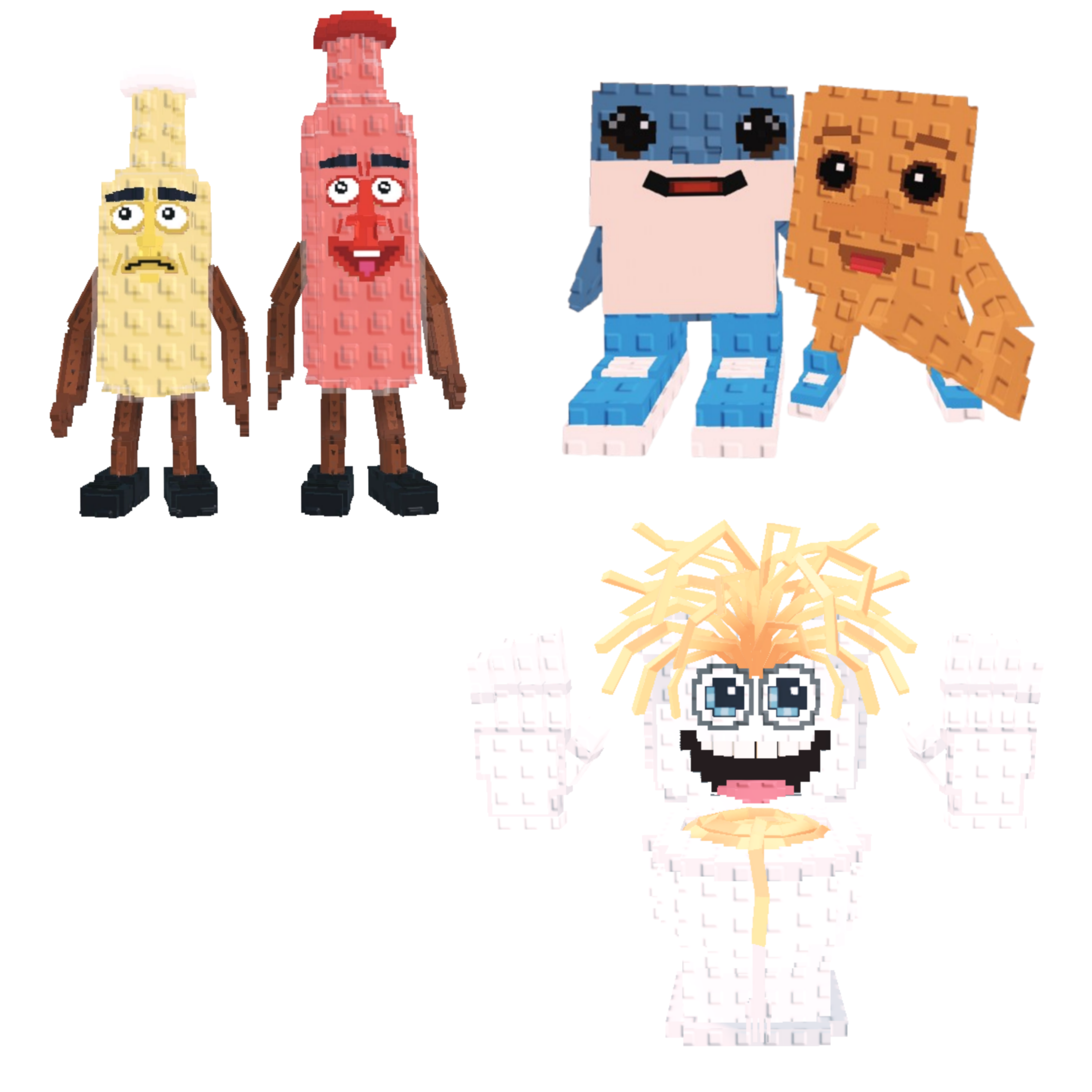 [BUNDLE] - 🕊️ 1x Ketchuru And Musturu 🕊️ 1x Los Bros 🕊️ 1x Spaghetti Tualetti