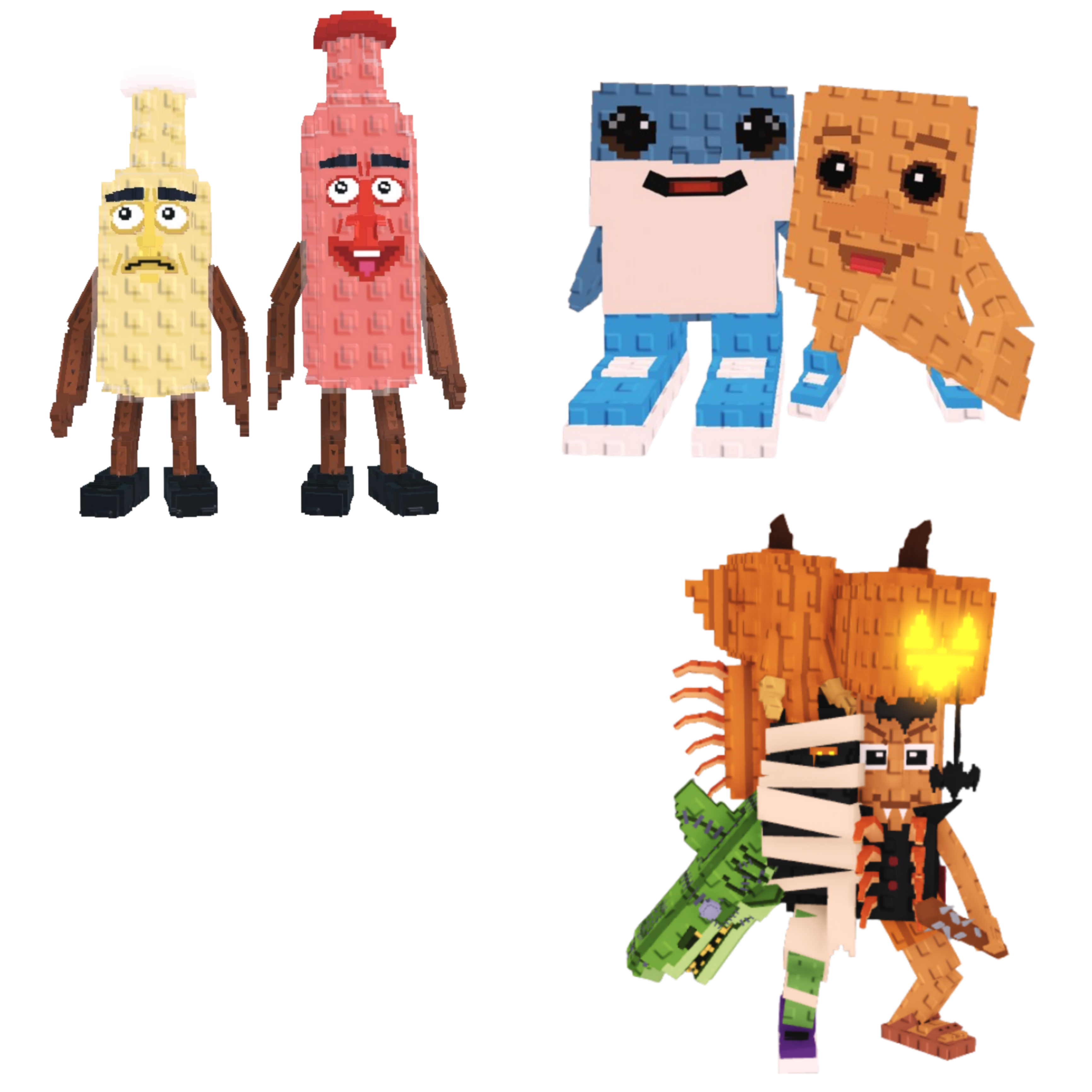 [BUNDLE] - 🦆 1x Ketchuru And Musturu 🦆 1x Los Bros 🦆 1x La Spooky Grande