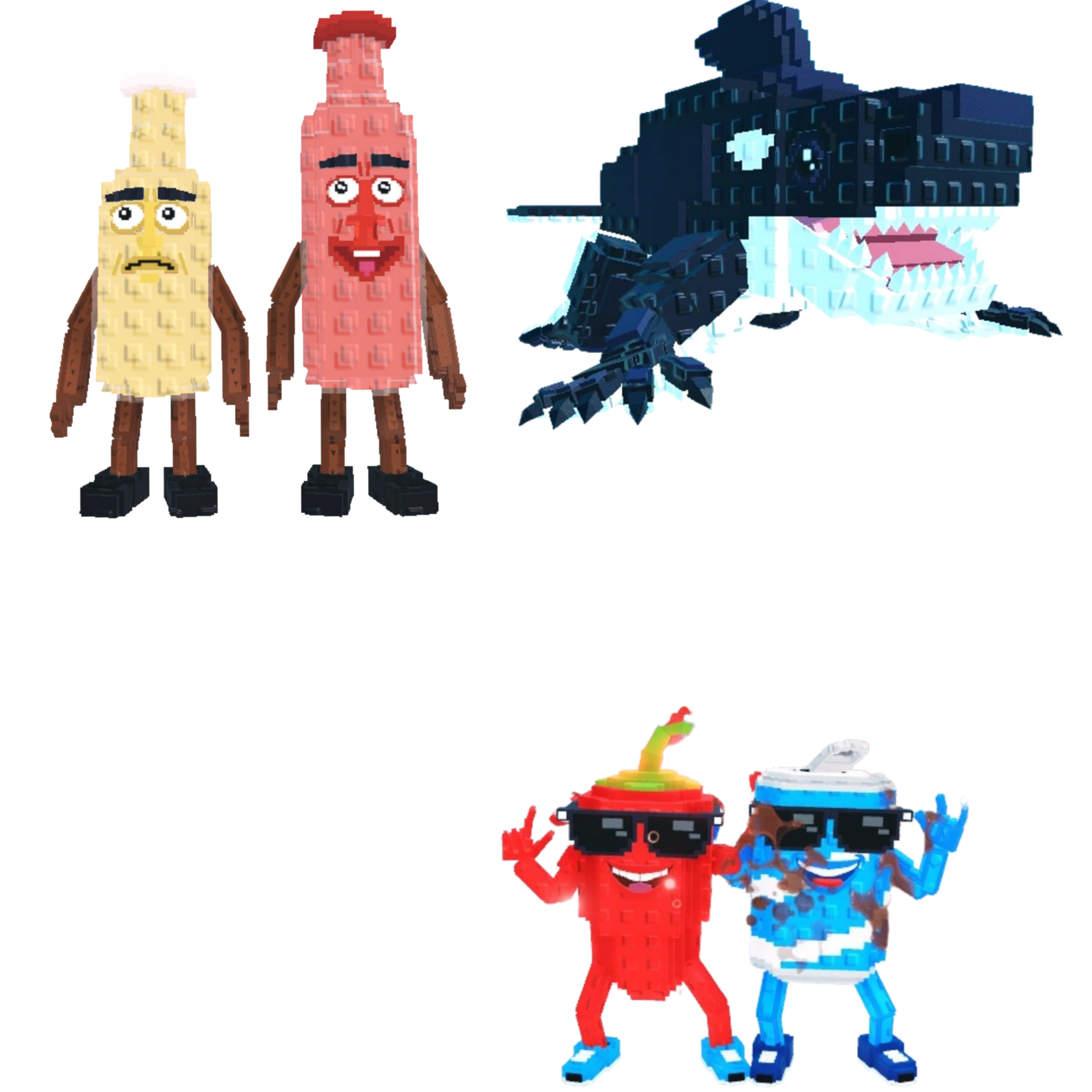 [BUNDLE] - 🦕 1x Ketchuru And Musturu 🦕 1x Swaggy Bros 🦕 1x Orcaledon