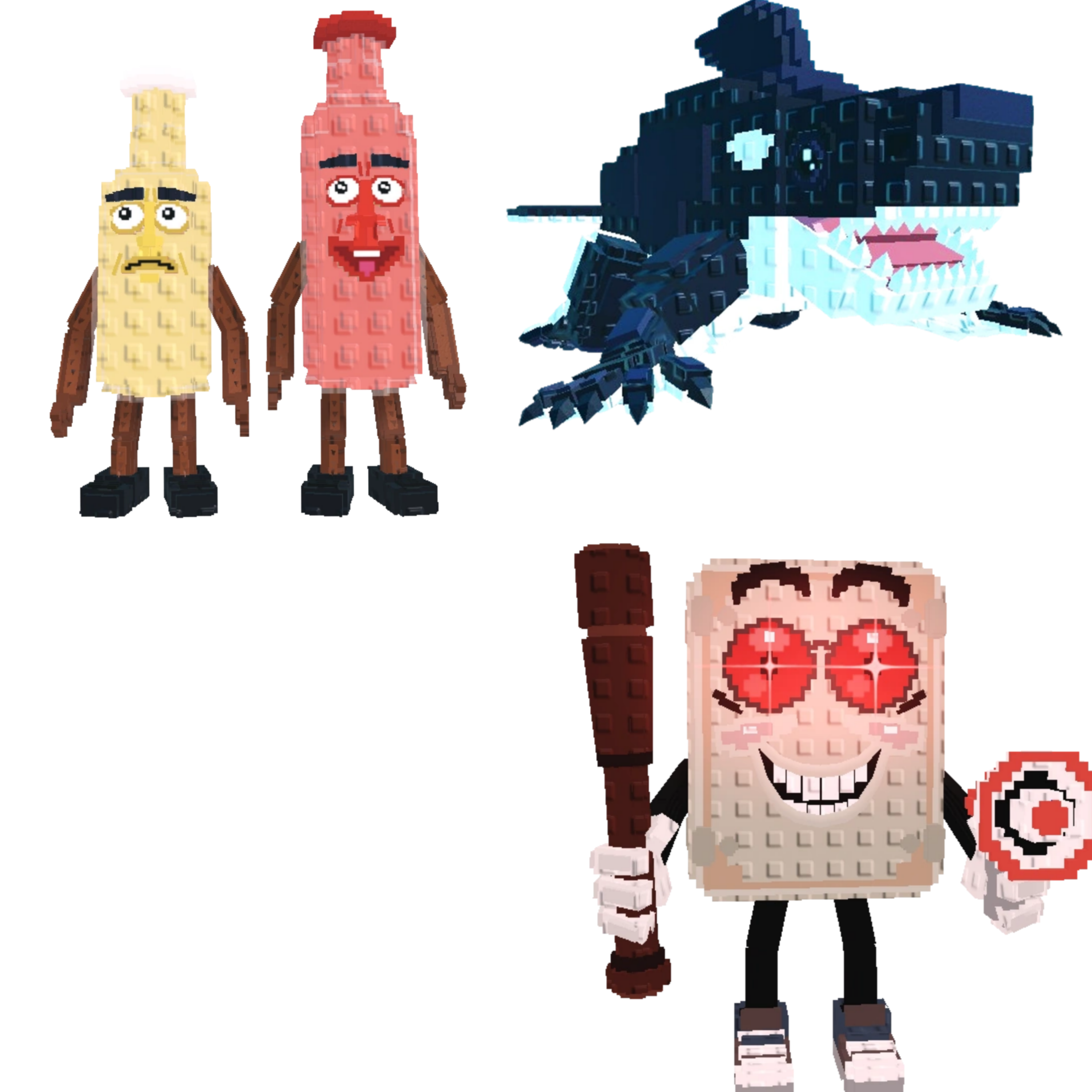 [BUNDLE] - 🐳 1x Ketchuru And Musturu 🐳 1x Orcaledon 🐳 1x Tang Tang Keletang