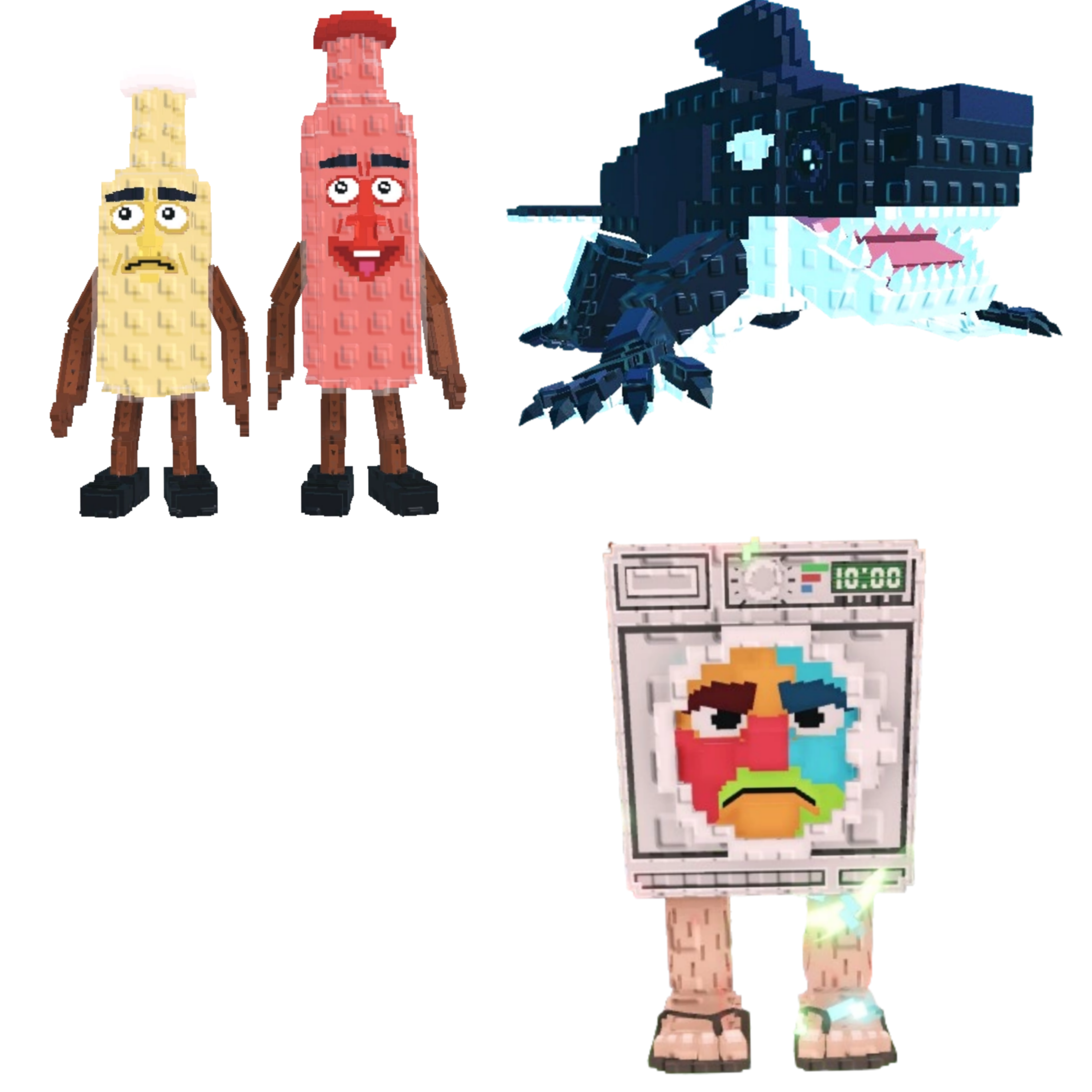 [BUNDLE] - 🐬 1x Ketchuru And Musturu 🐬 1x Orcaledon 🐬 1x Lavadorito Spinito