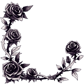 Dark Roses (Black) avatar decoration | 🔥Cheap Decoration $4.99